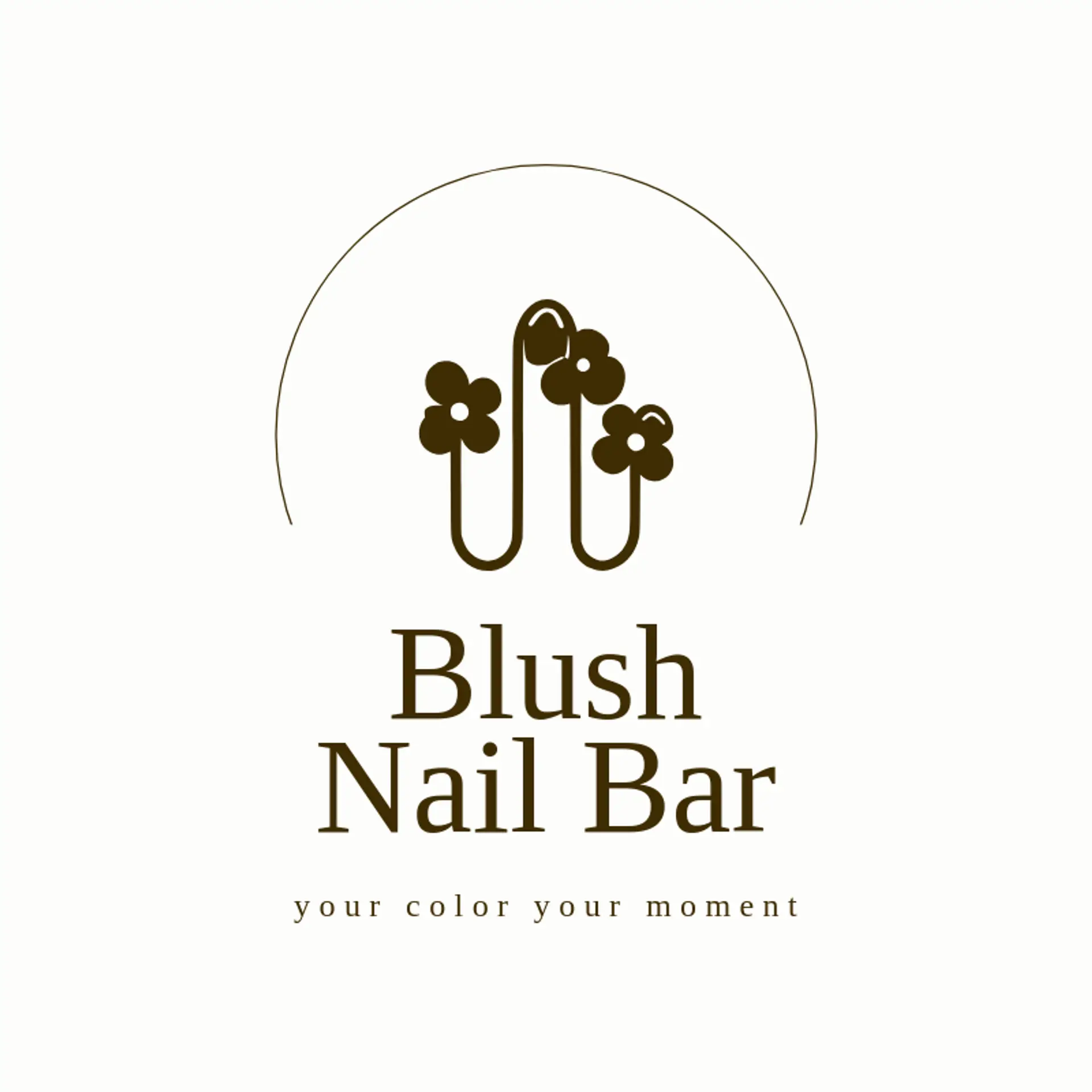 Blush Nail Bar logo for nails