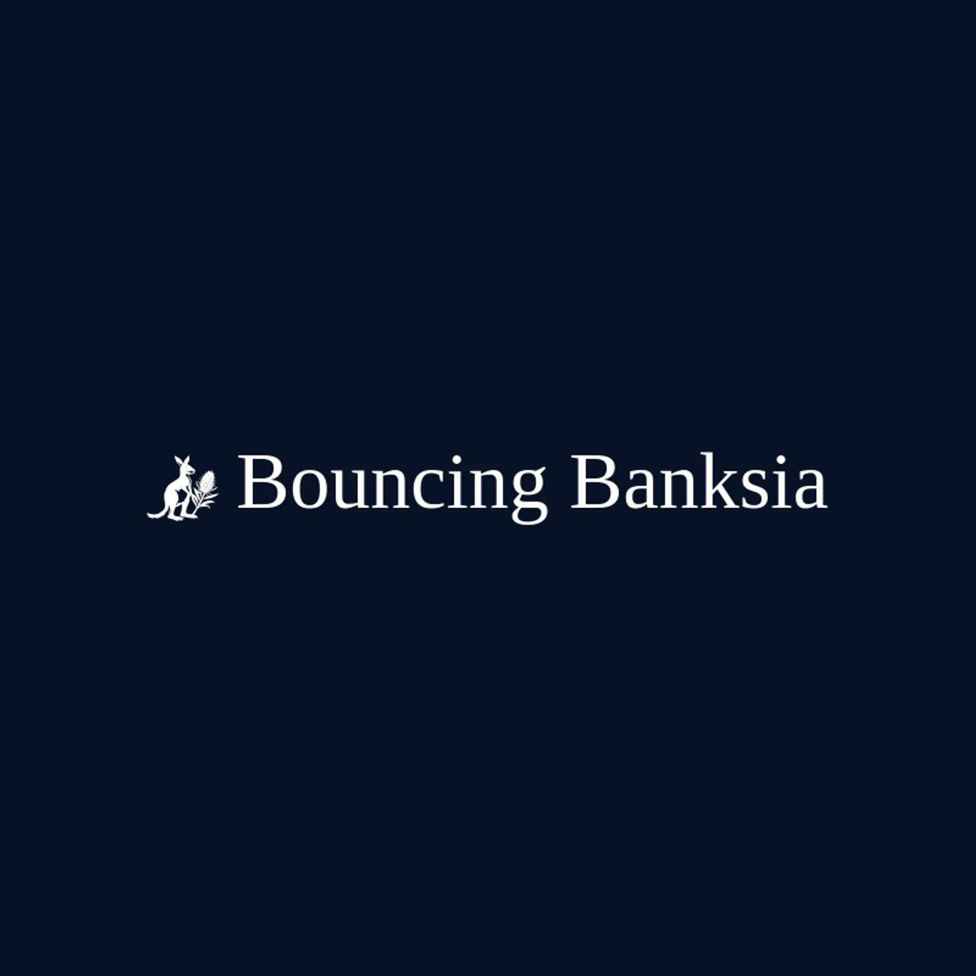Bouncing Banksia logo for kangaroo