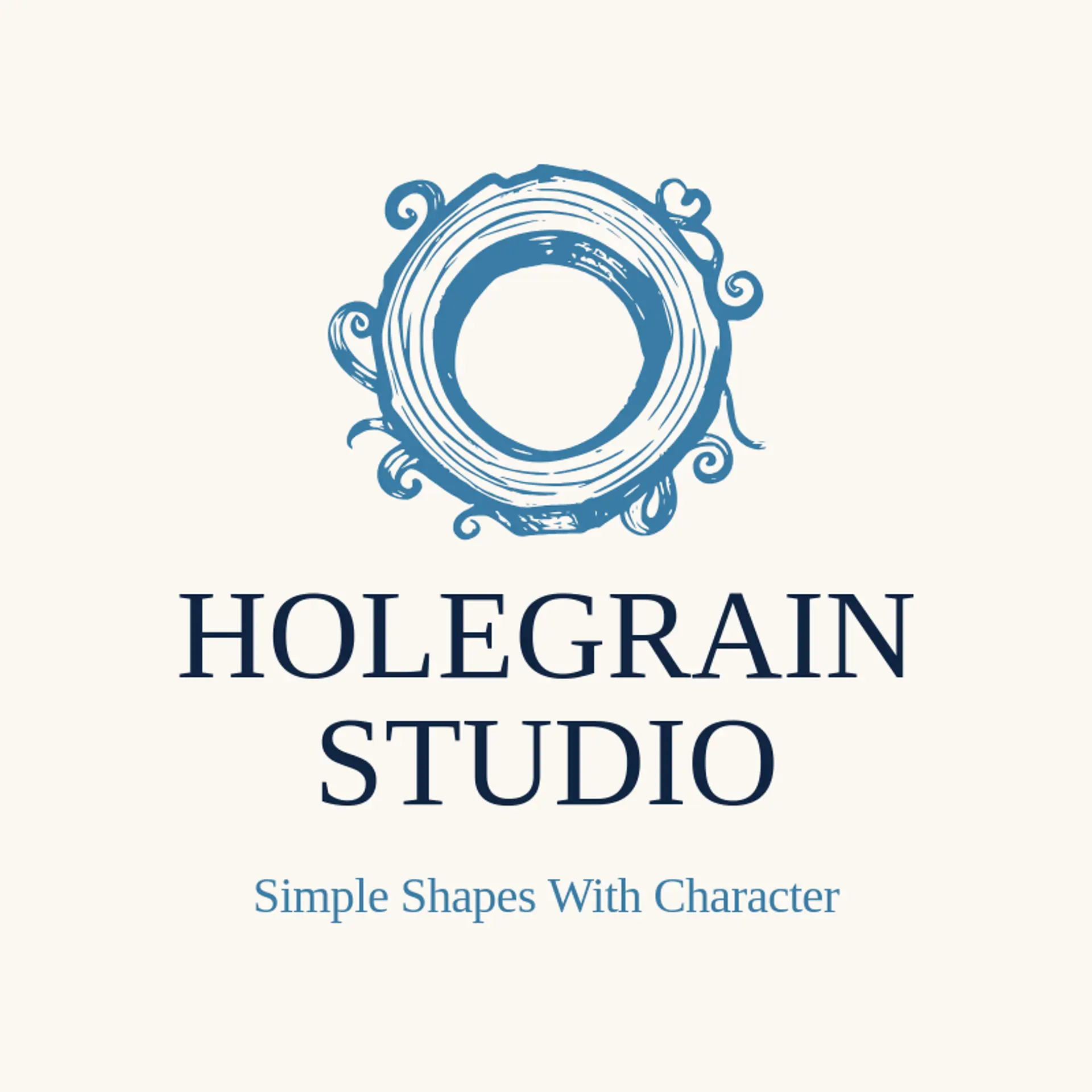 Holegrain Studio logo for hole