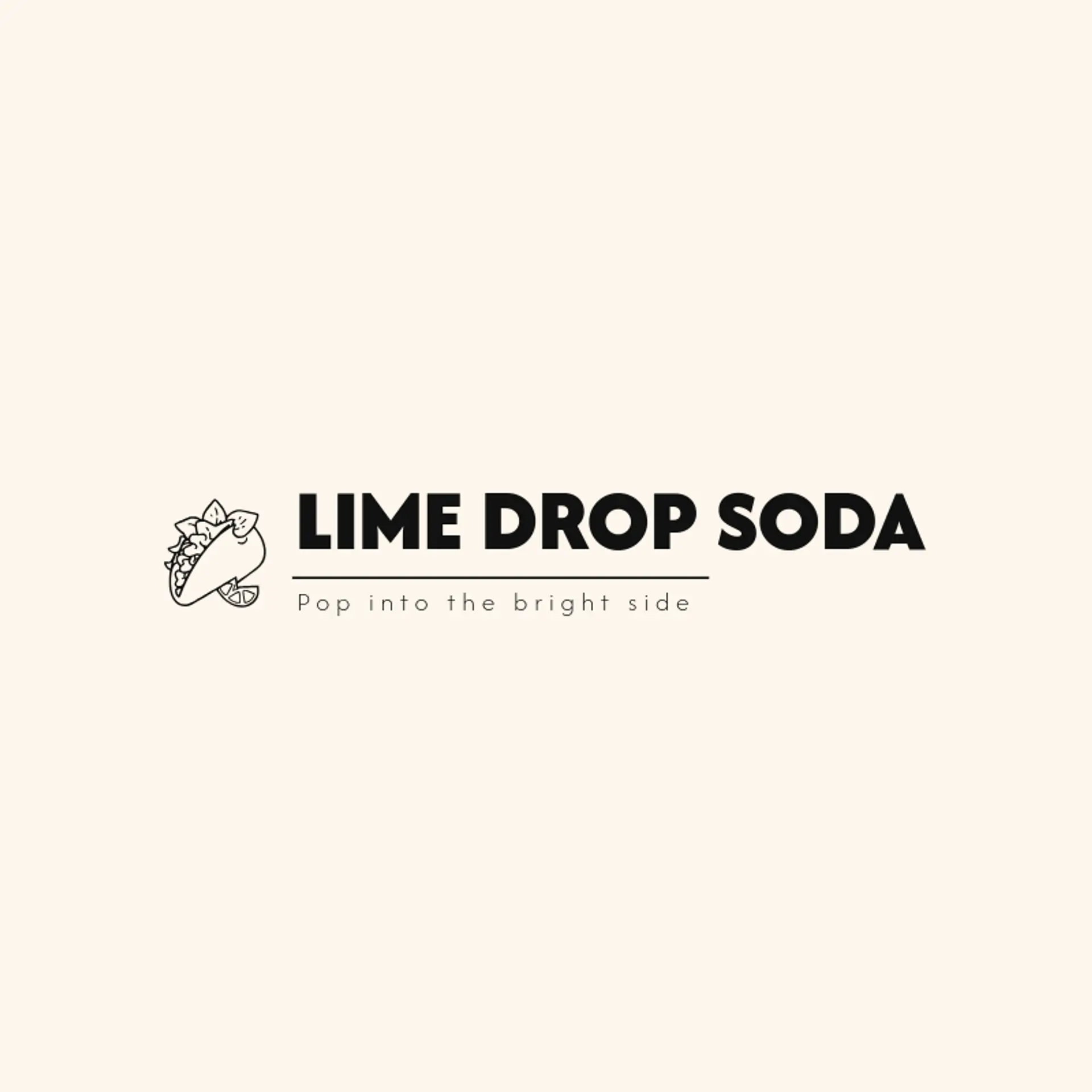 Lime Drop Soda logo for Lime