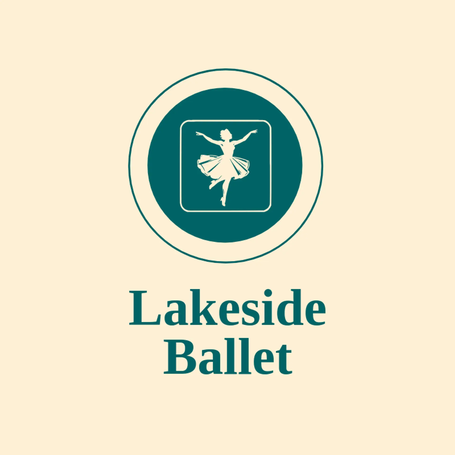 Lakeside Ballet logo for dancer