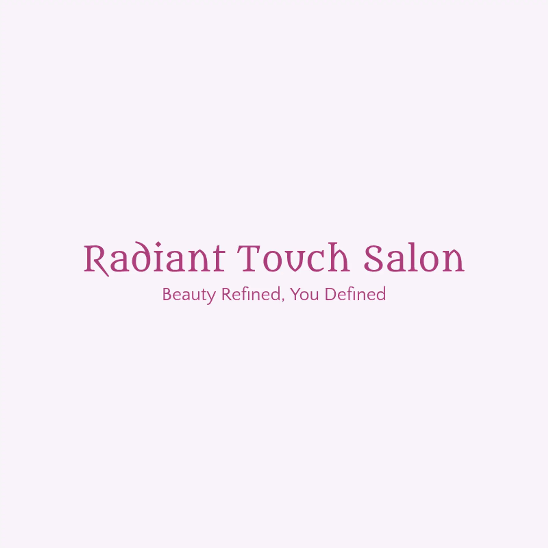 Glow Haven Salon logo for hair and nail salon