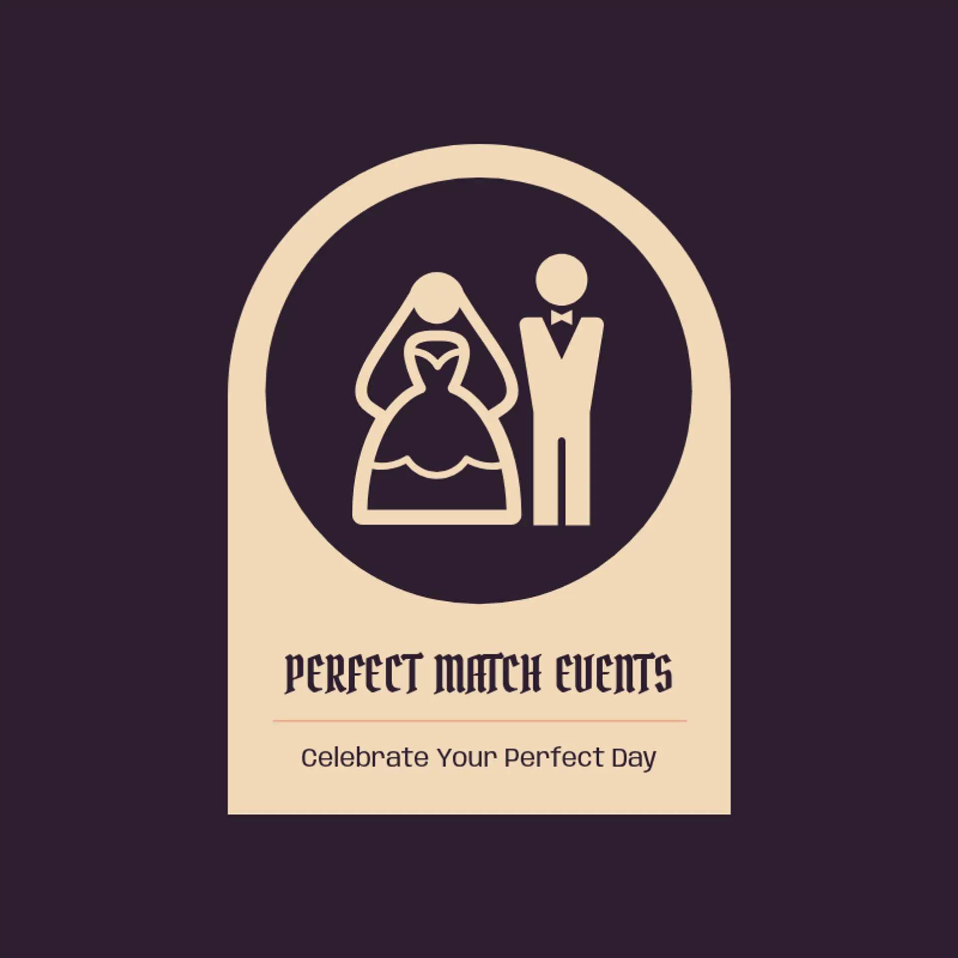 Perfect Match Events logo for best wedding