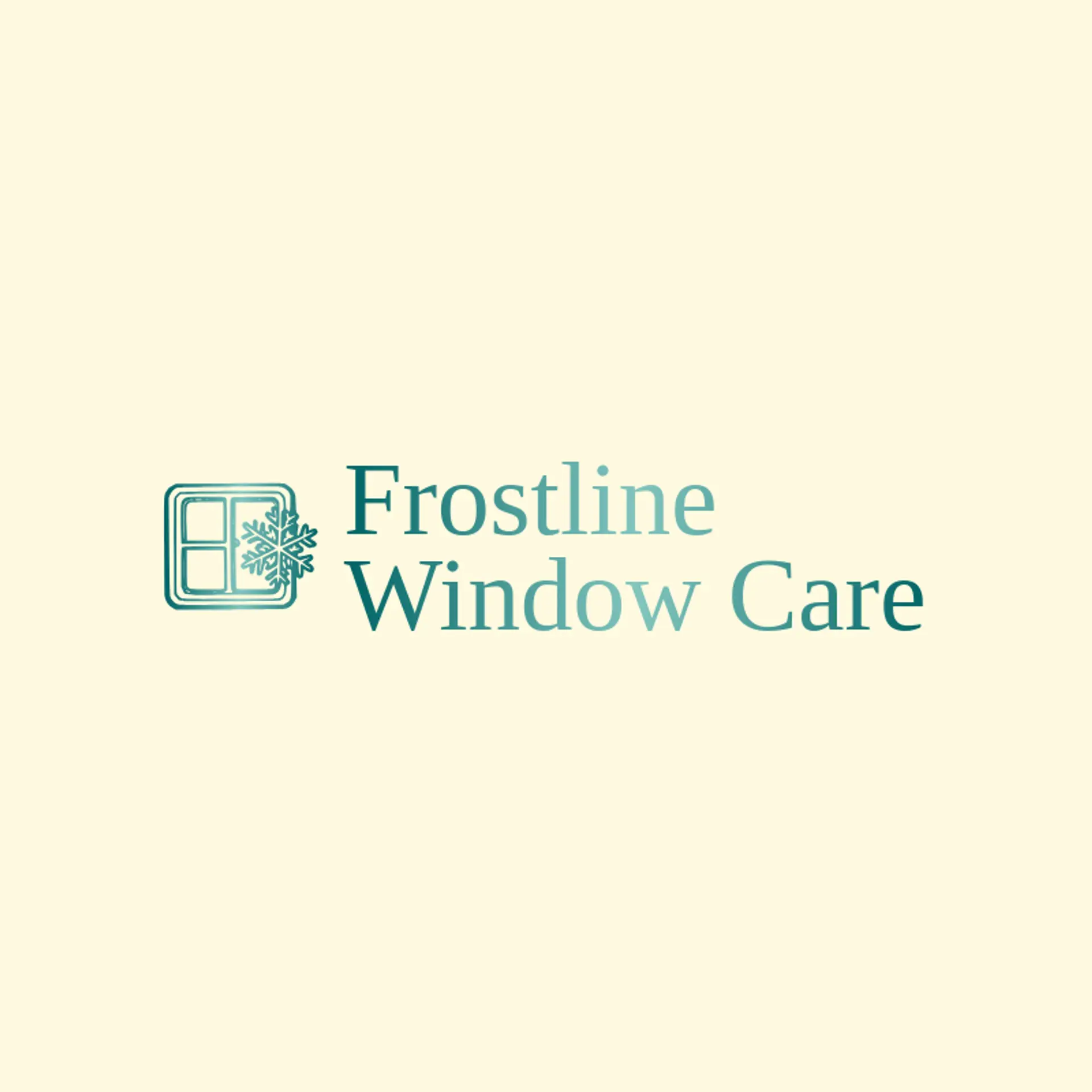 Frostline Window Care logo for windows