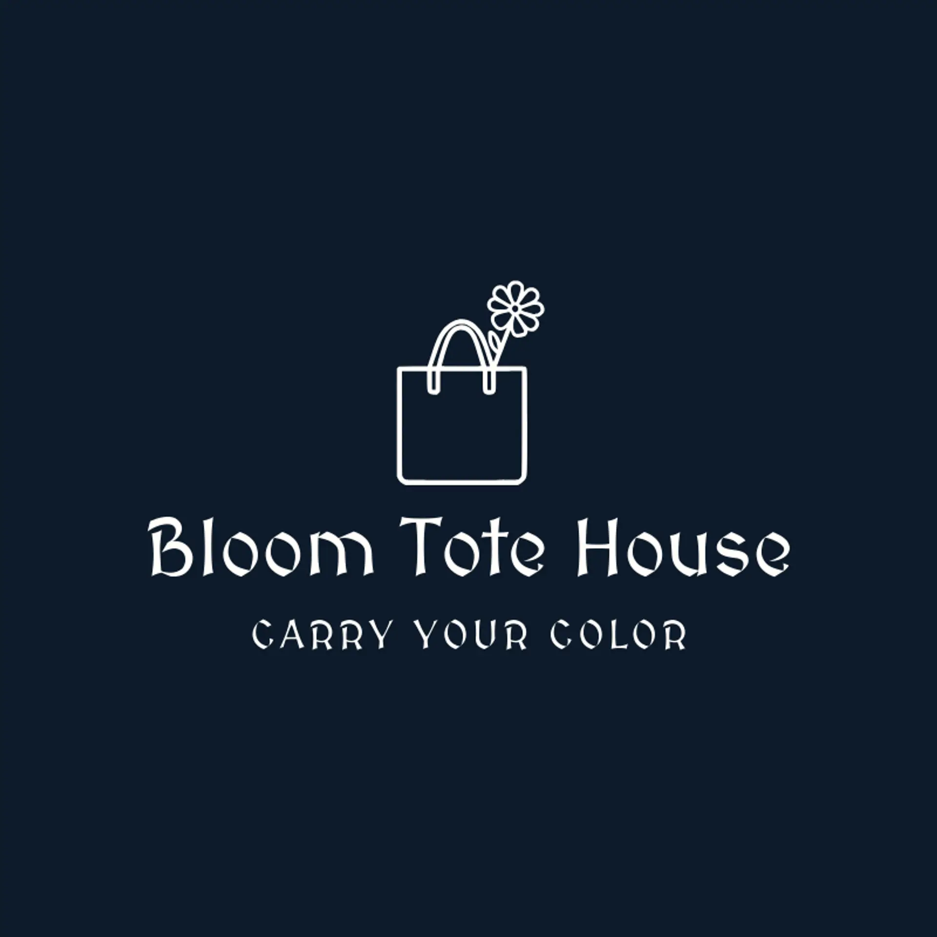 Bloom Tote House logo for bag