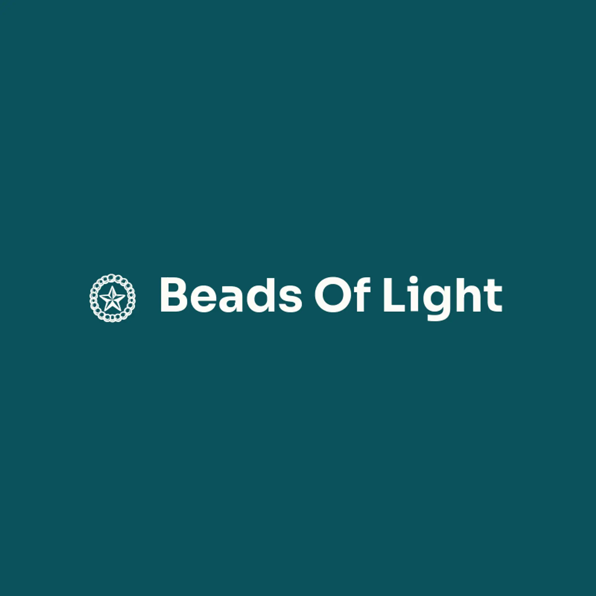 Beads of Light logo for muslim