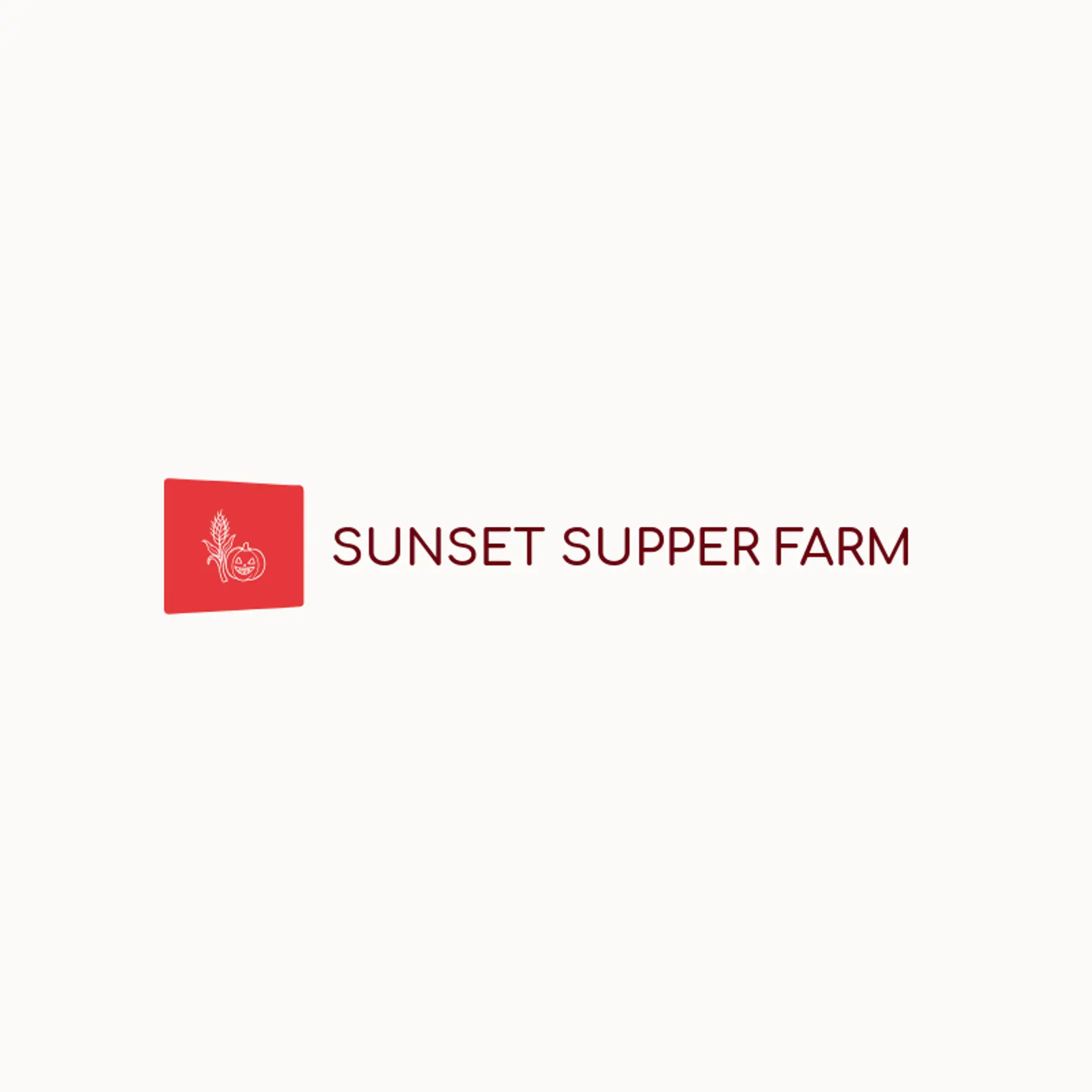 Sunset Supper Farm logo for thanksgiving