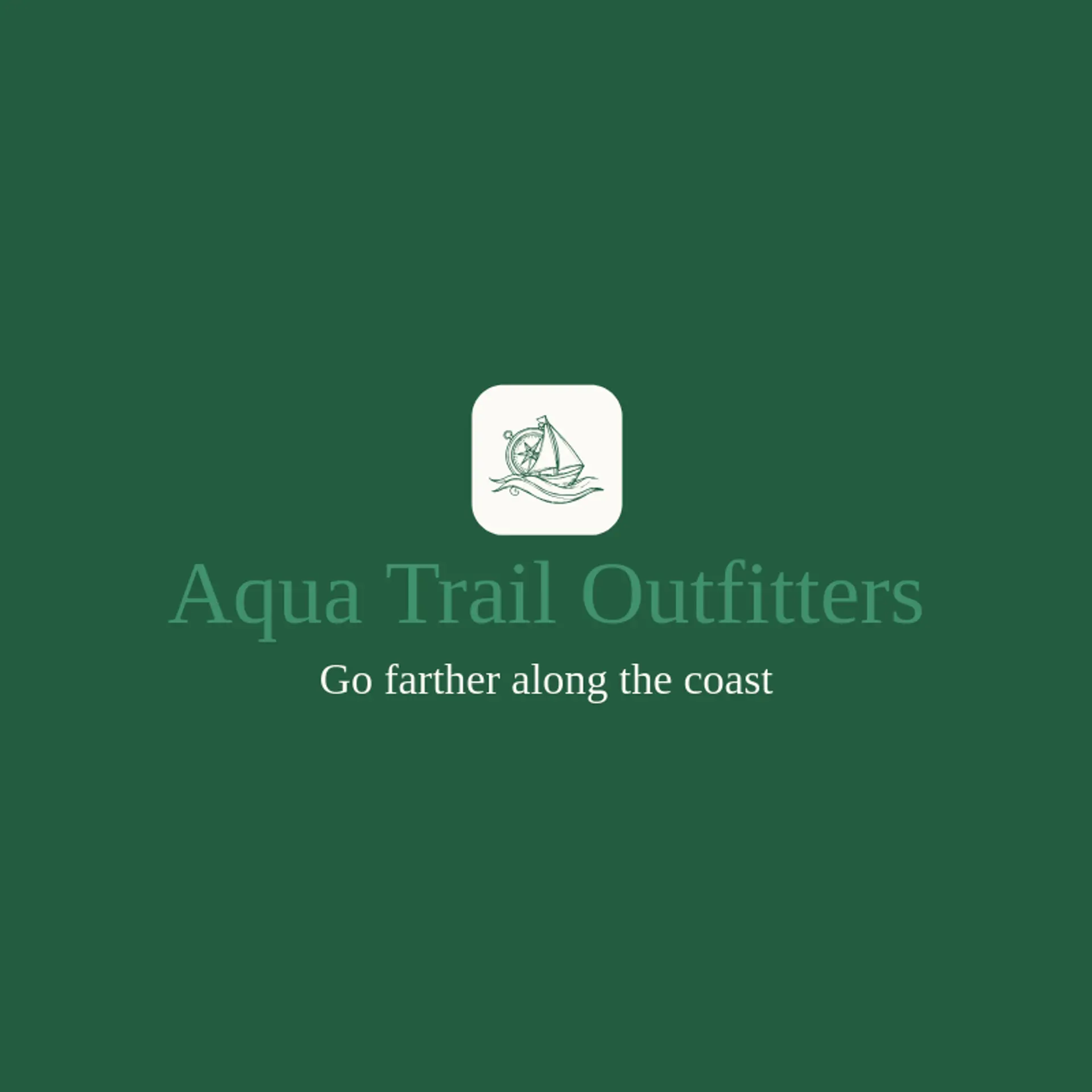 Aqua Trail Outfitters logo for ocean
