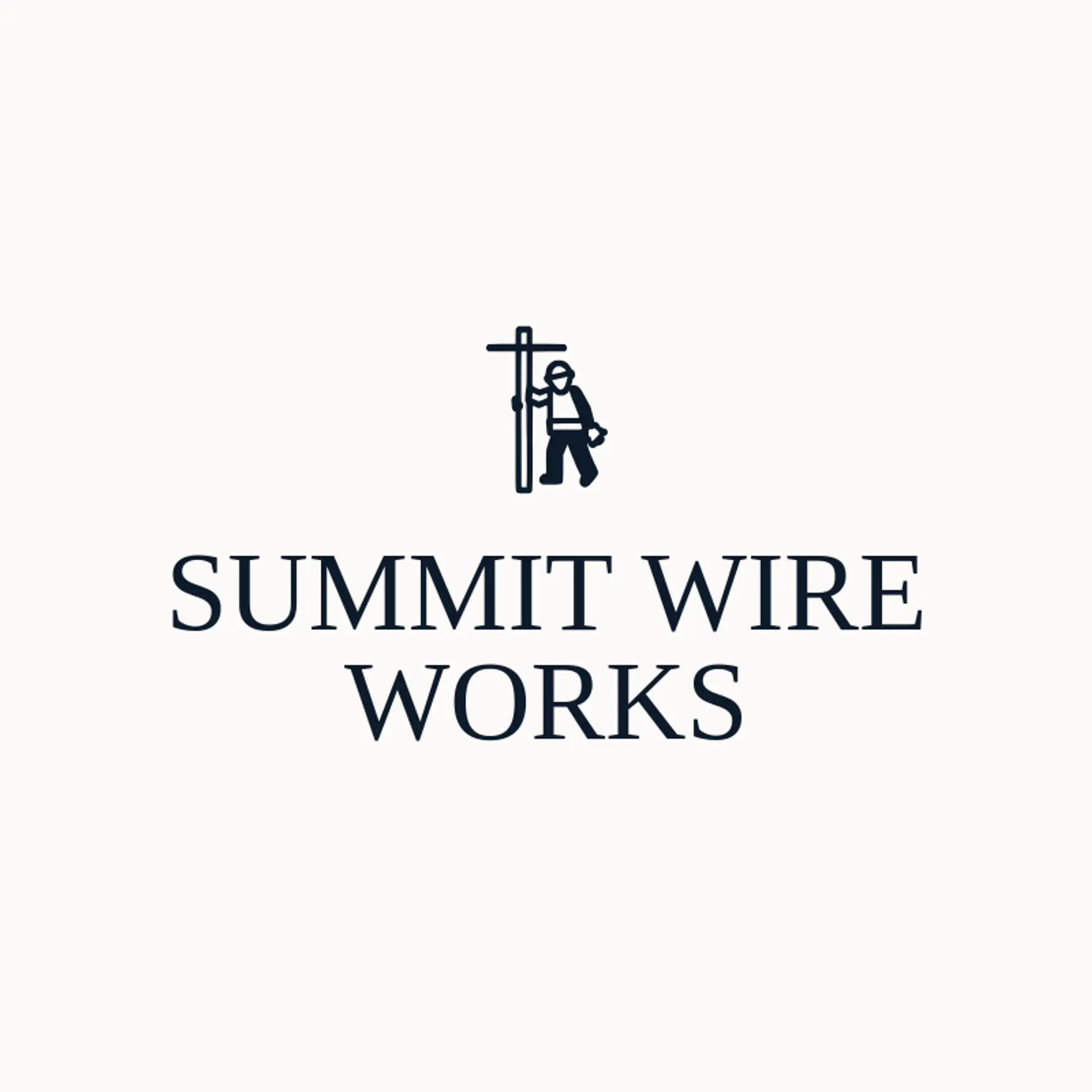 Summit Wire Works logo for lineman