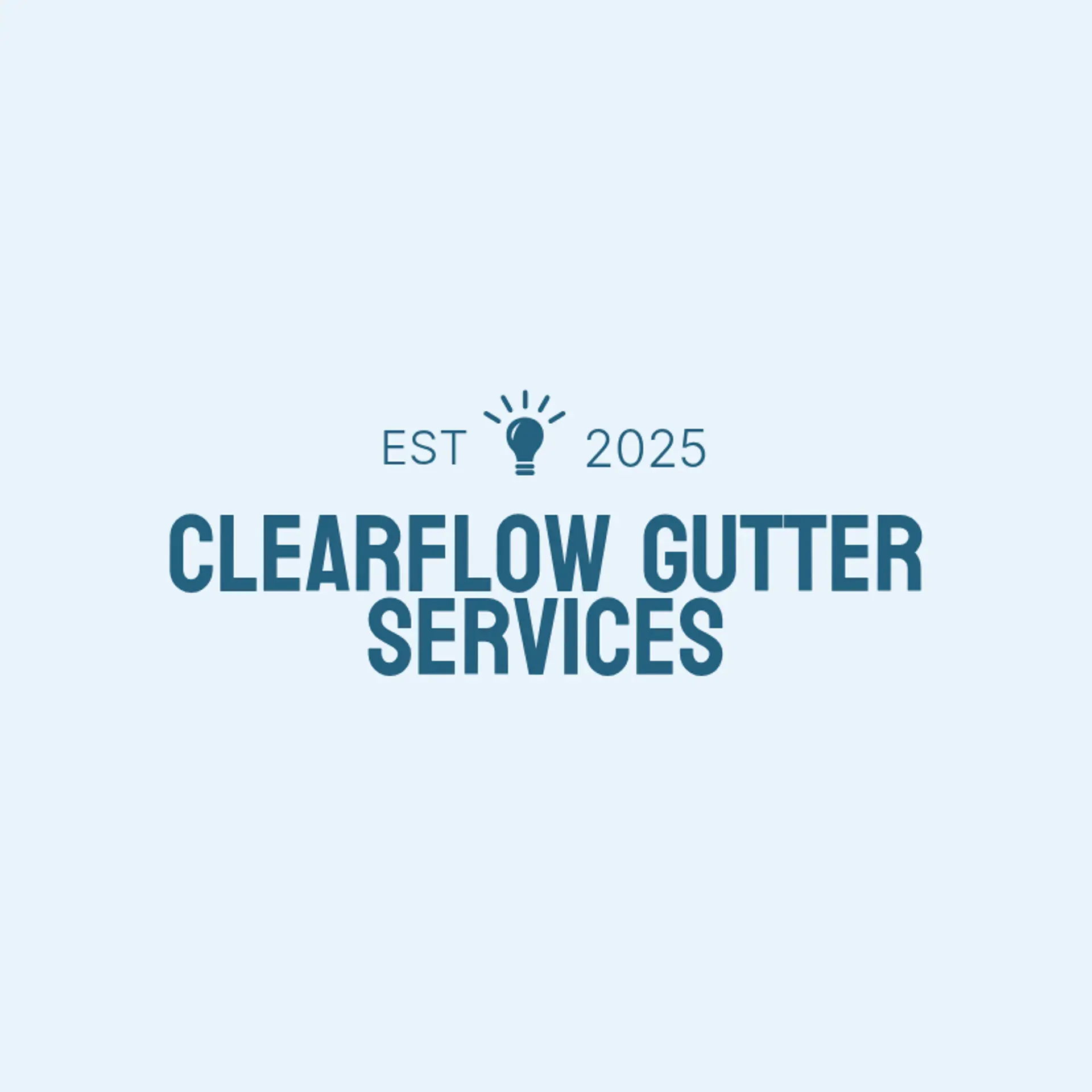 ClearFlow Gutter Services logo for gutter cleaning