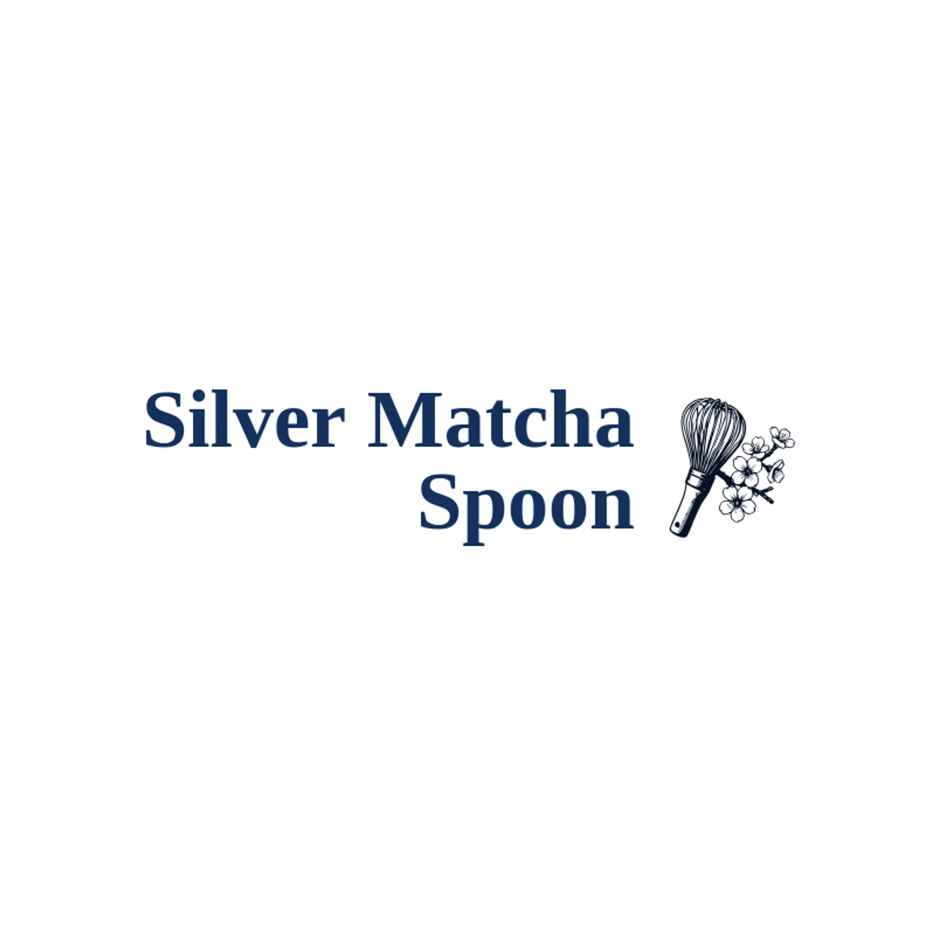 Silver Matcha Spoon logo for matcha