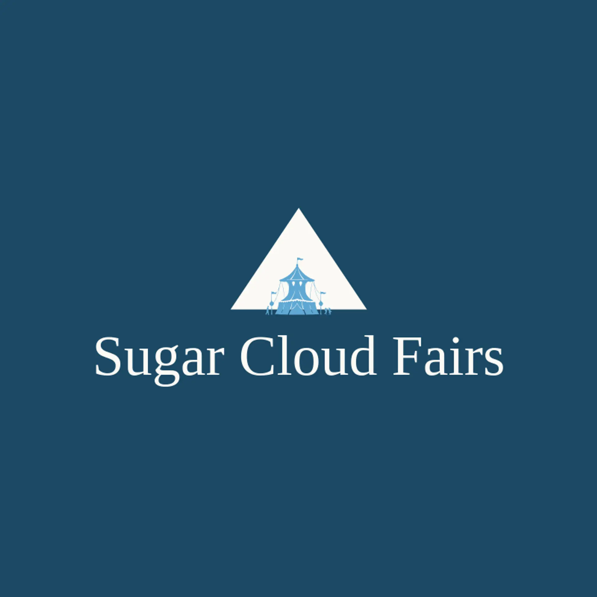 Sugar Cloud Fairs logo for carnival
