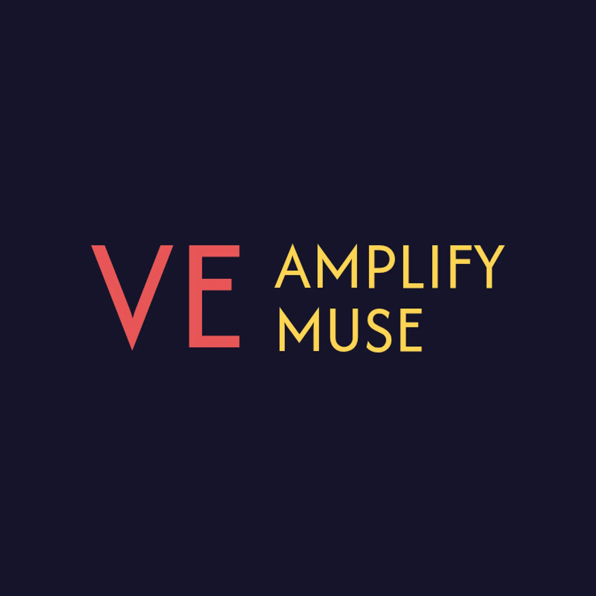 EchoVibe logo for music artist