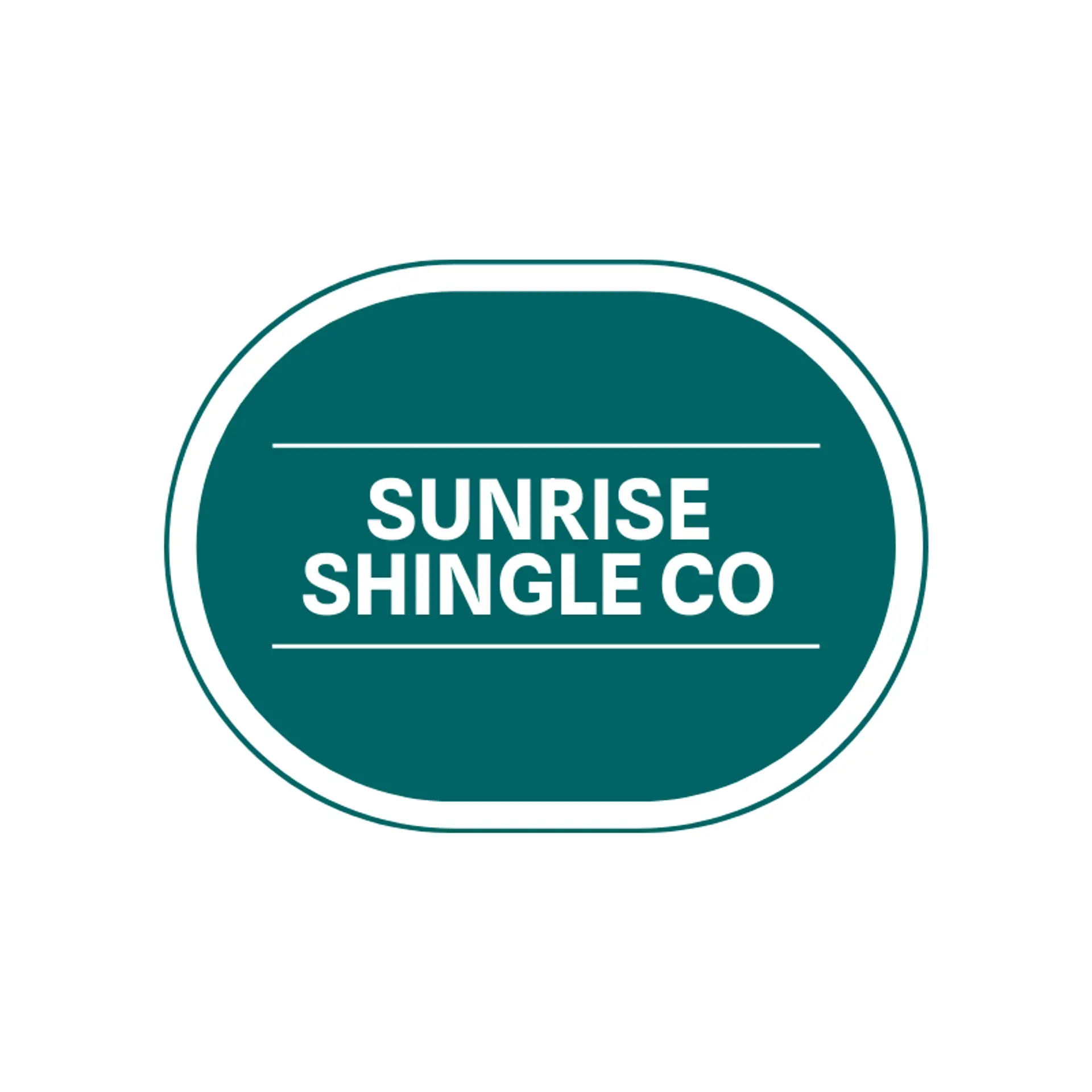 Sunrise Shingle Co logo for roofing