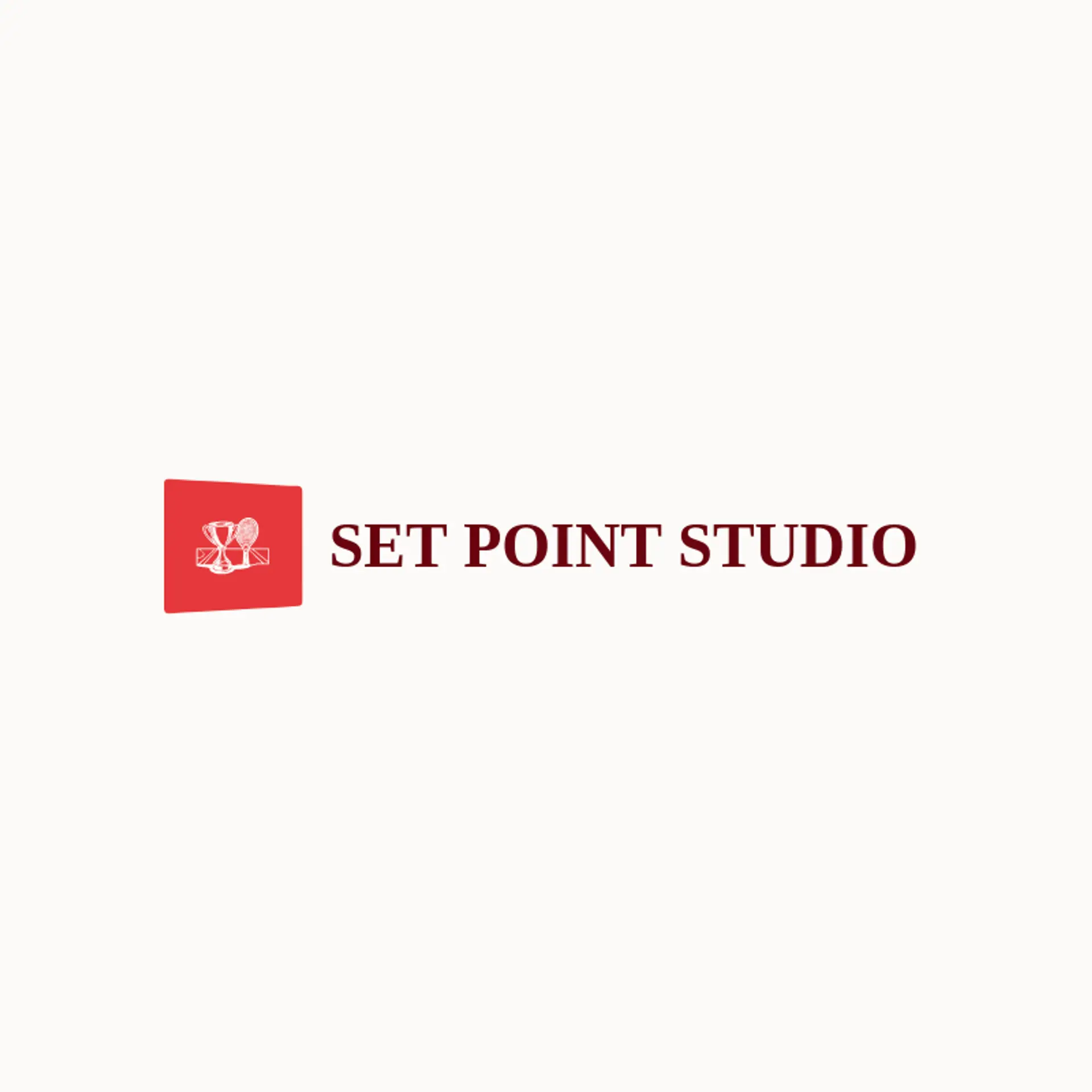 Set Point Studio logo for tennis