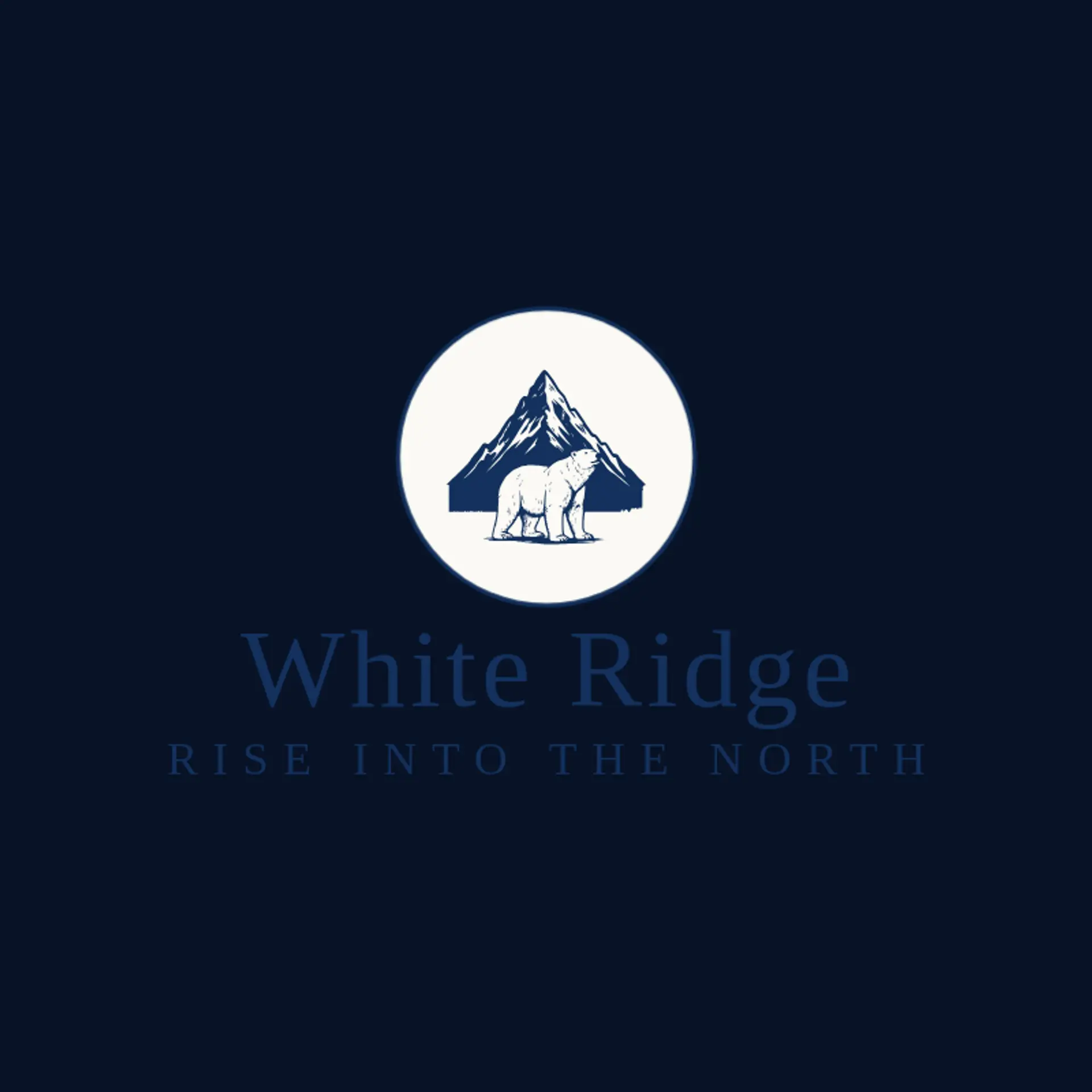 White Ridge logo for polar bear