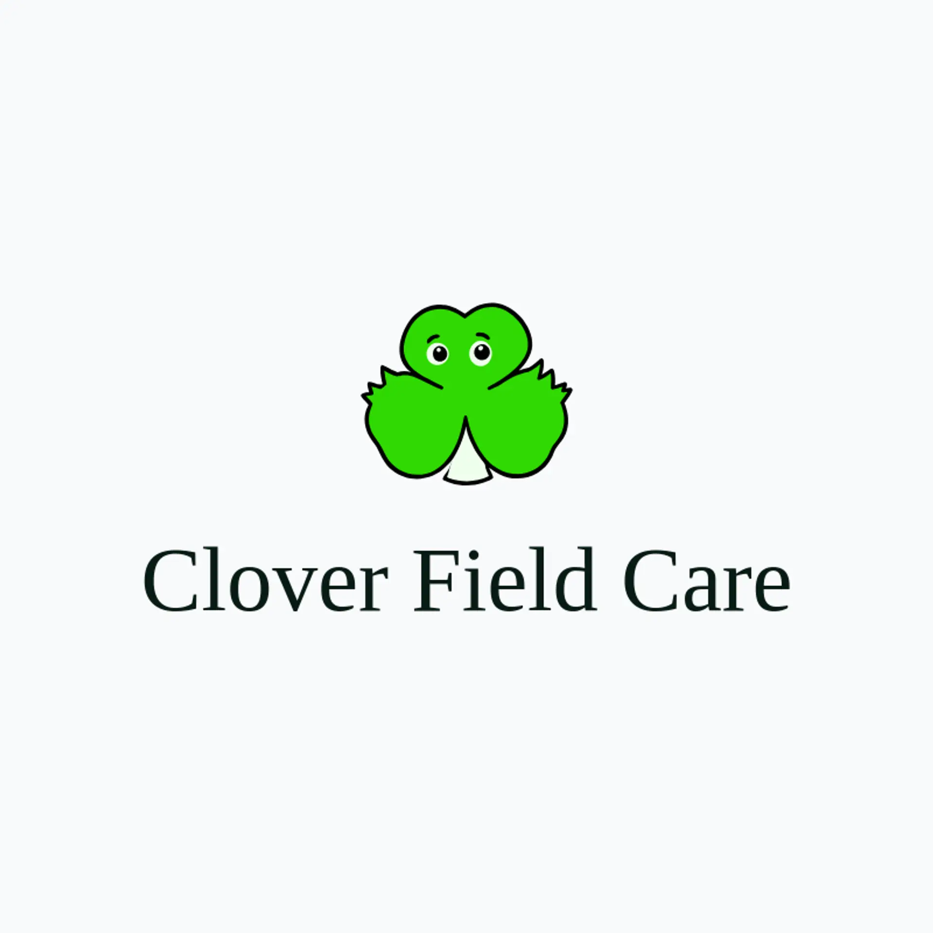 Clover Field Care logo for lawn service