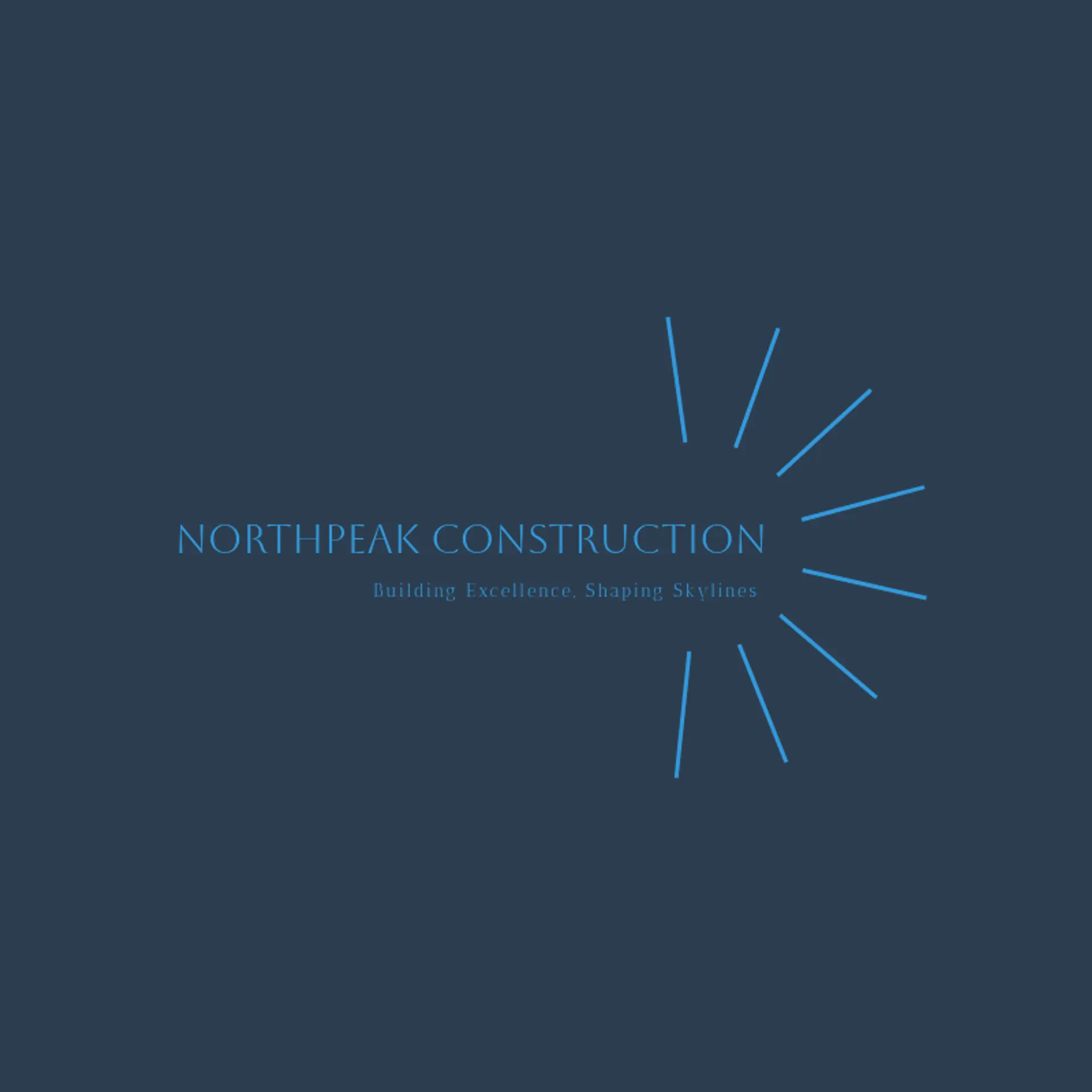 NorthPeak Construction logo for commercial construction