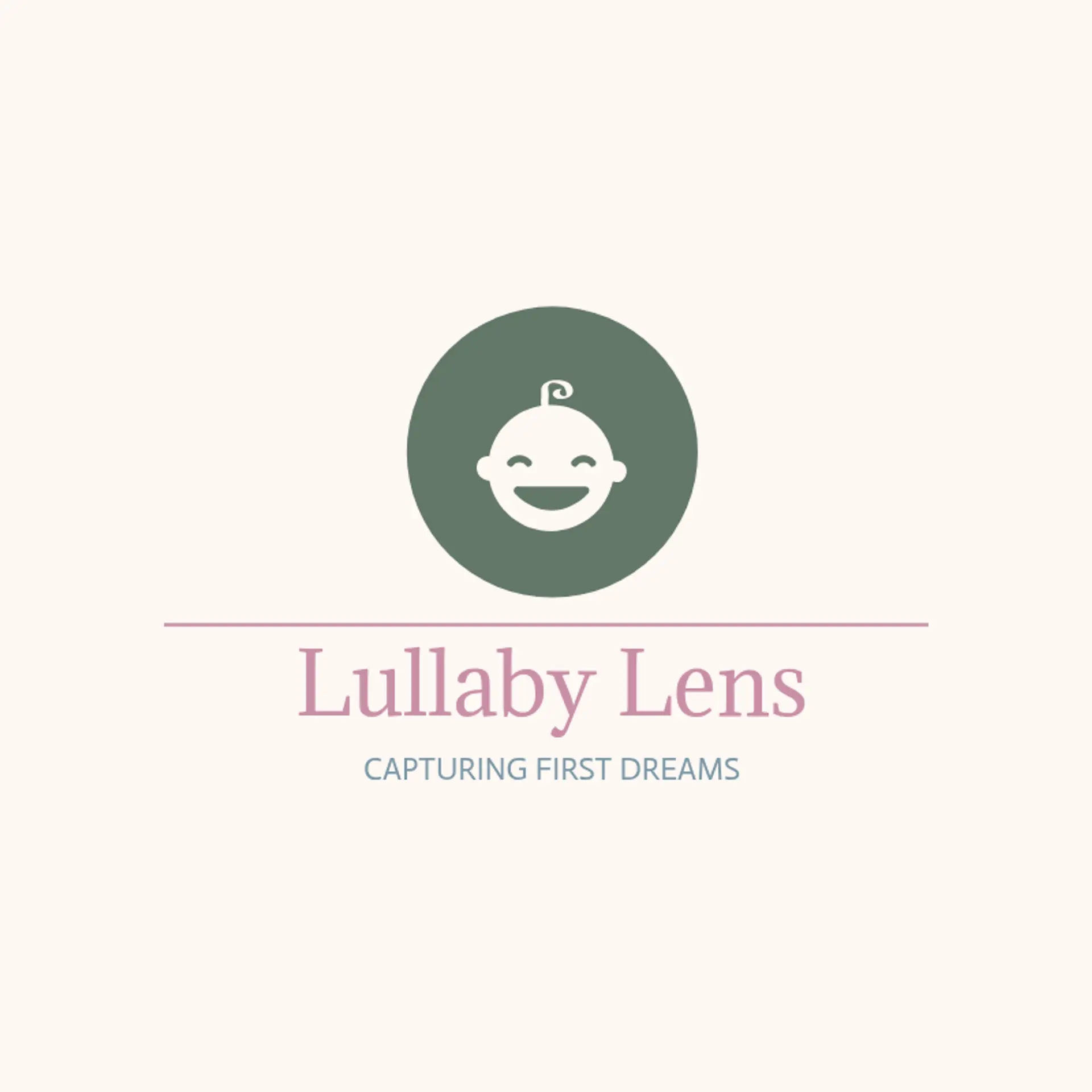 Lullaby Lens logo for newborn photography