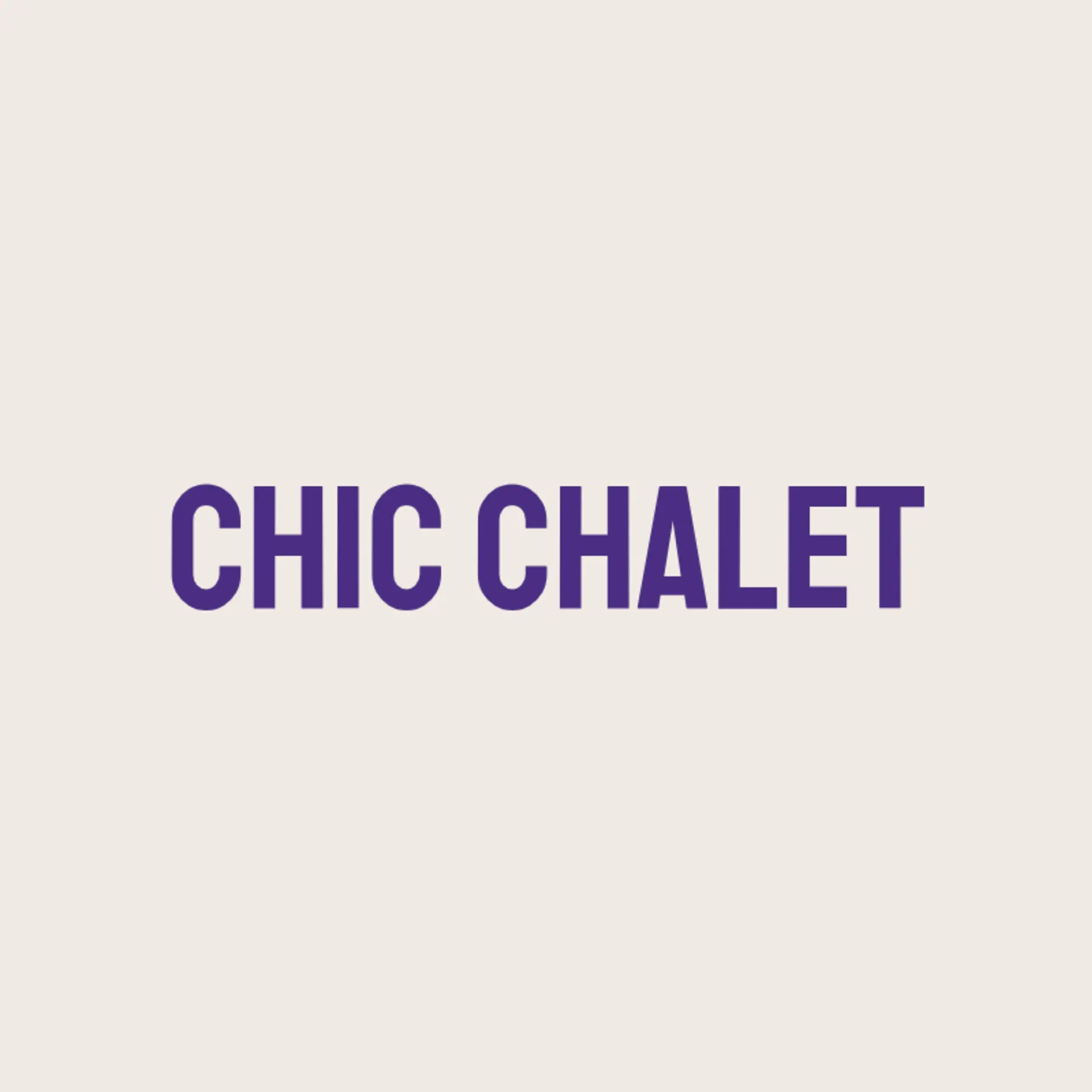 Chic Chalet logo for creative fashion