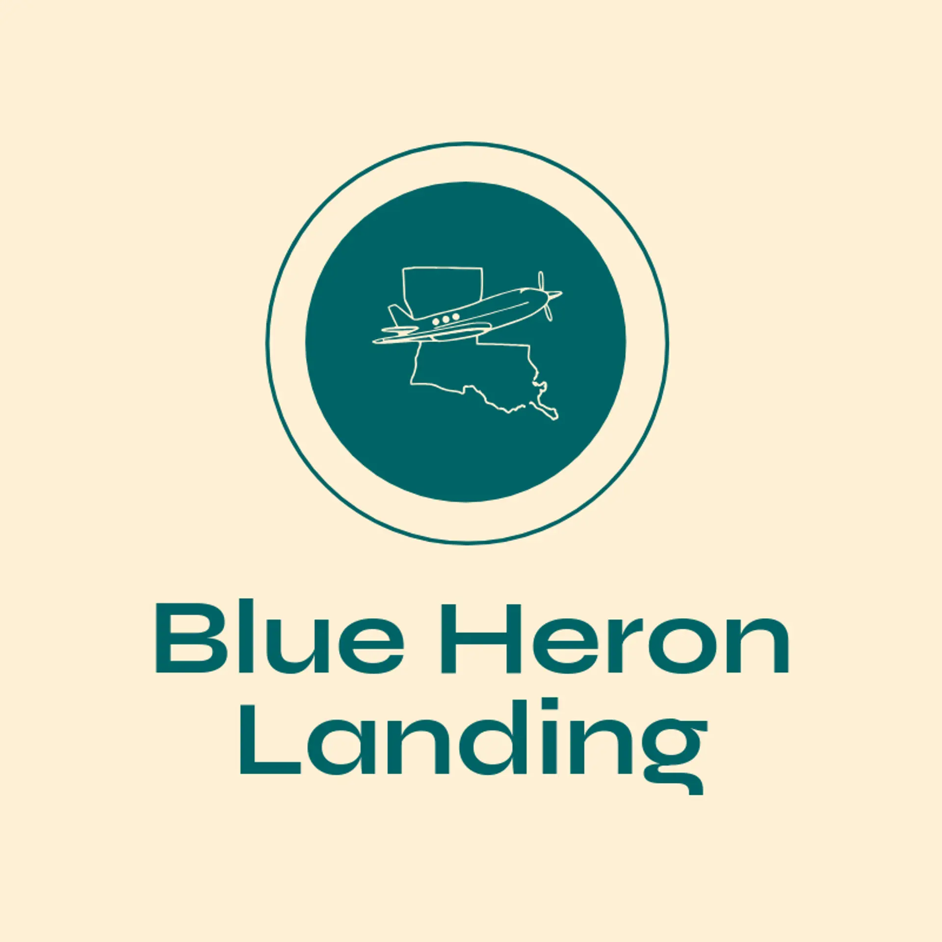 Blue Heron Landing logo for louisiana