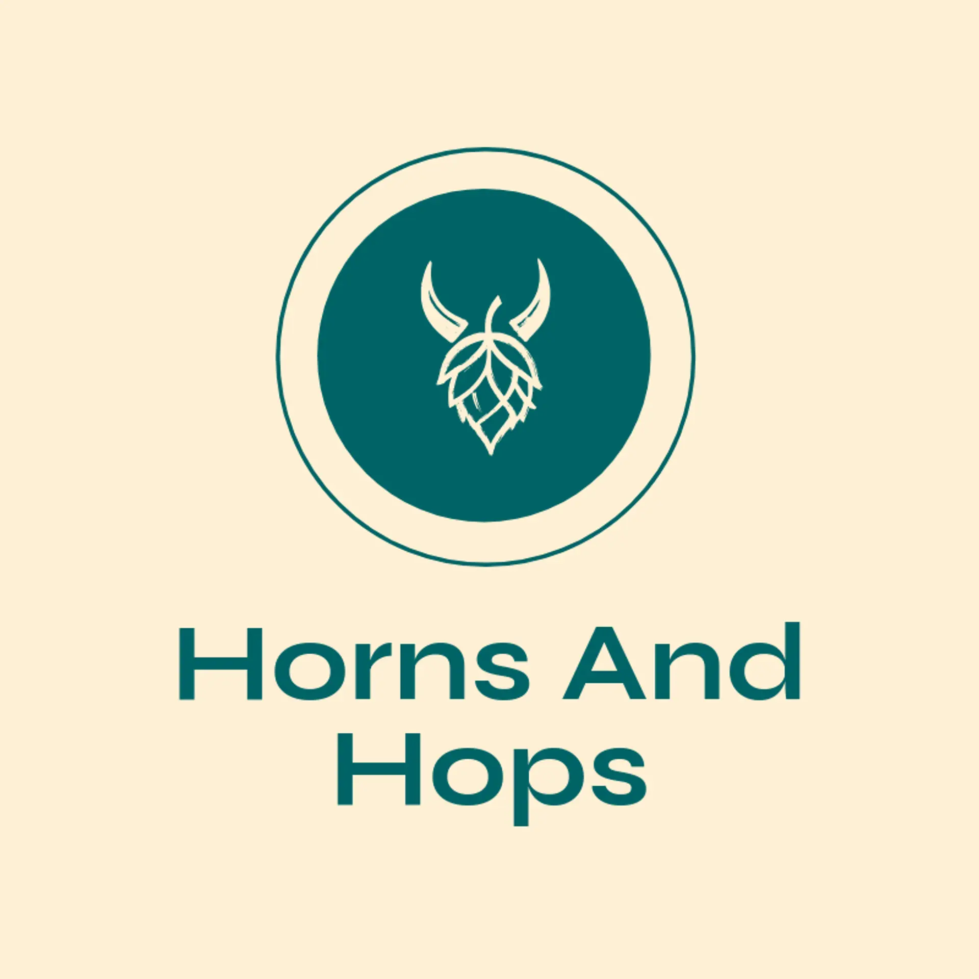 Horns And Hops logo for devil
