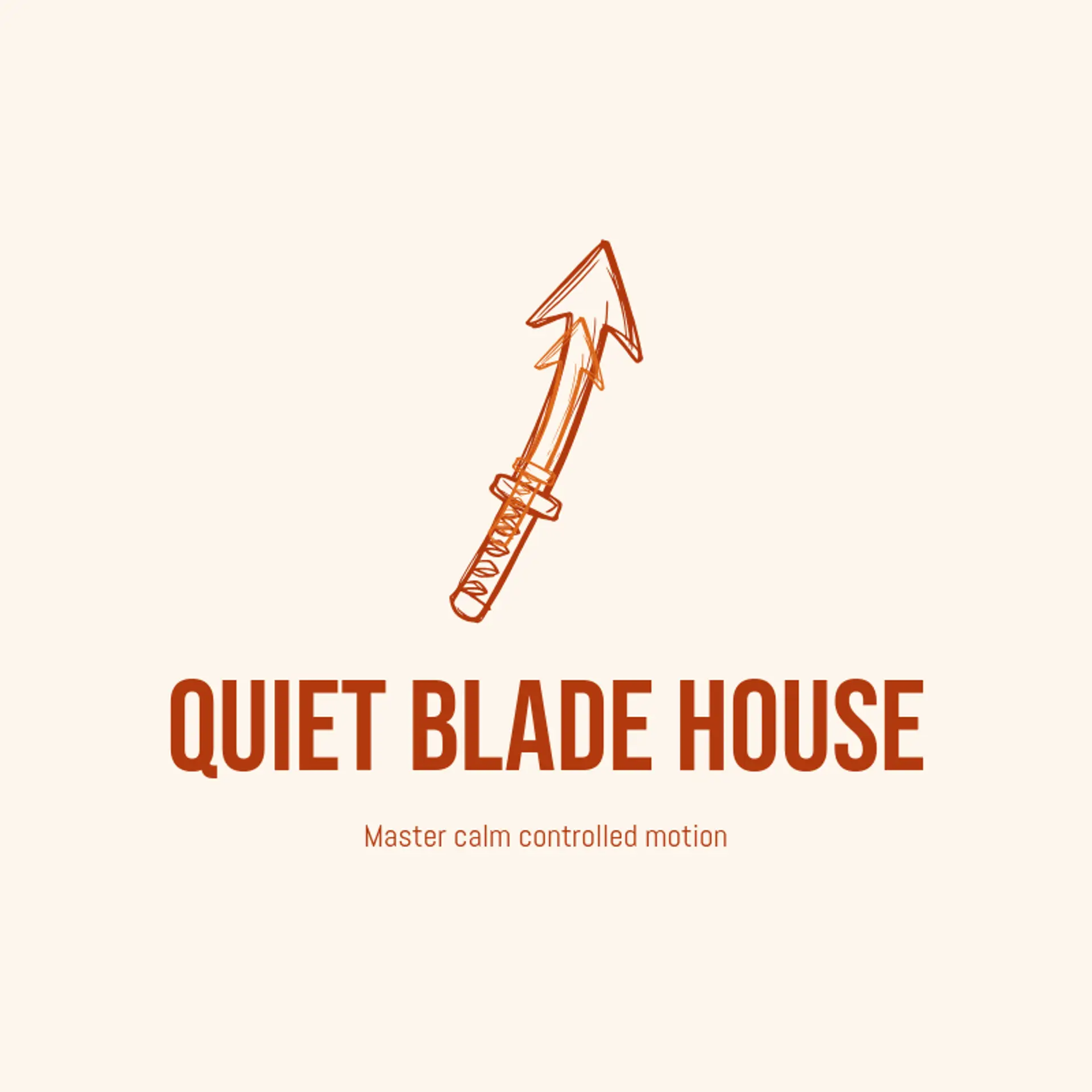 Quiet Blade House logo for ninja