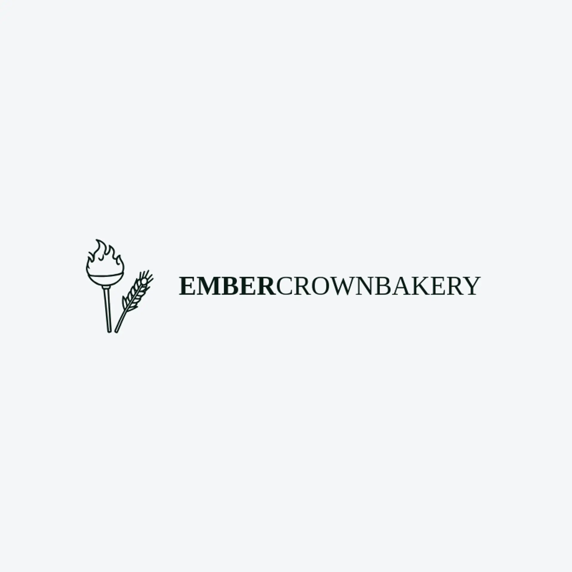 Ember Crown Bakery logo for torch