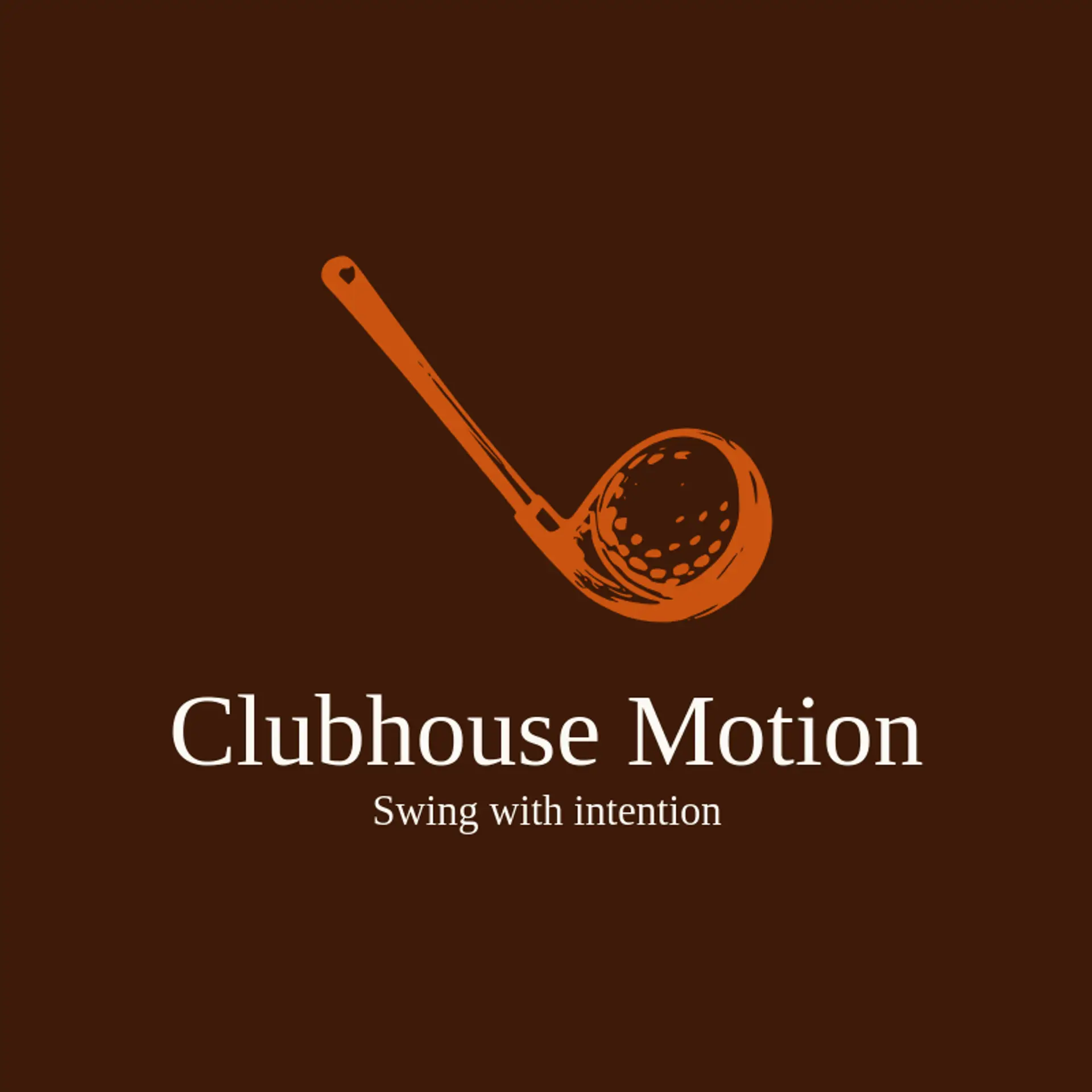 Clubhouse Motion logo for golf ball