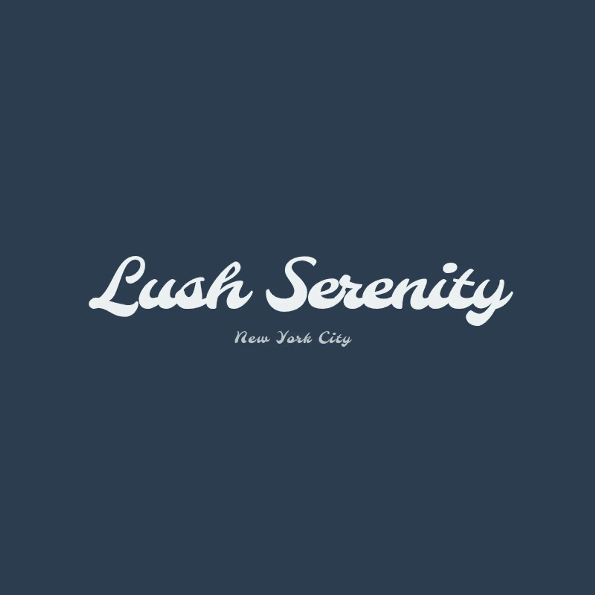 Lush Serenity logo for beauty spa