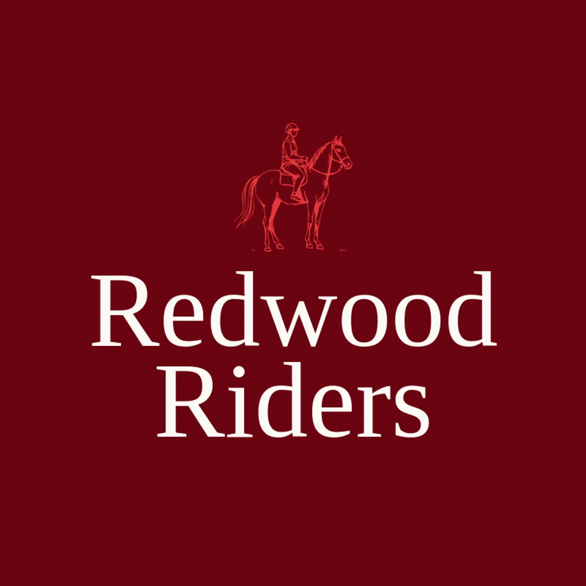 Redwood Riders logo for jockey