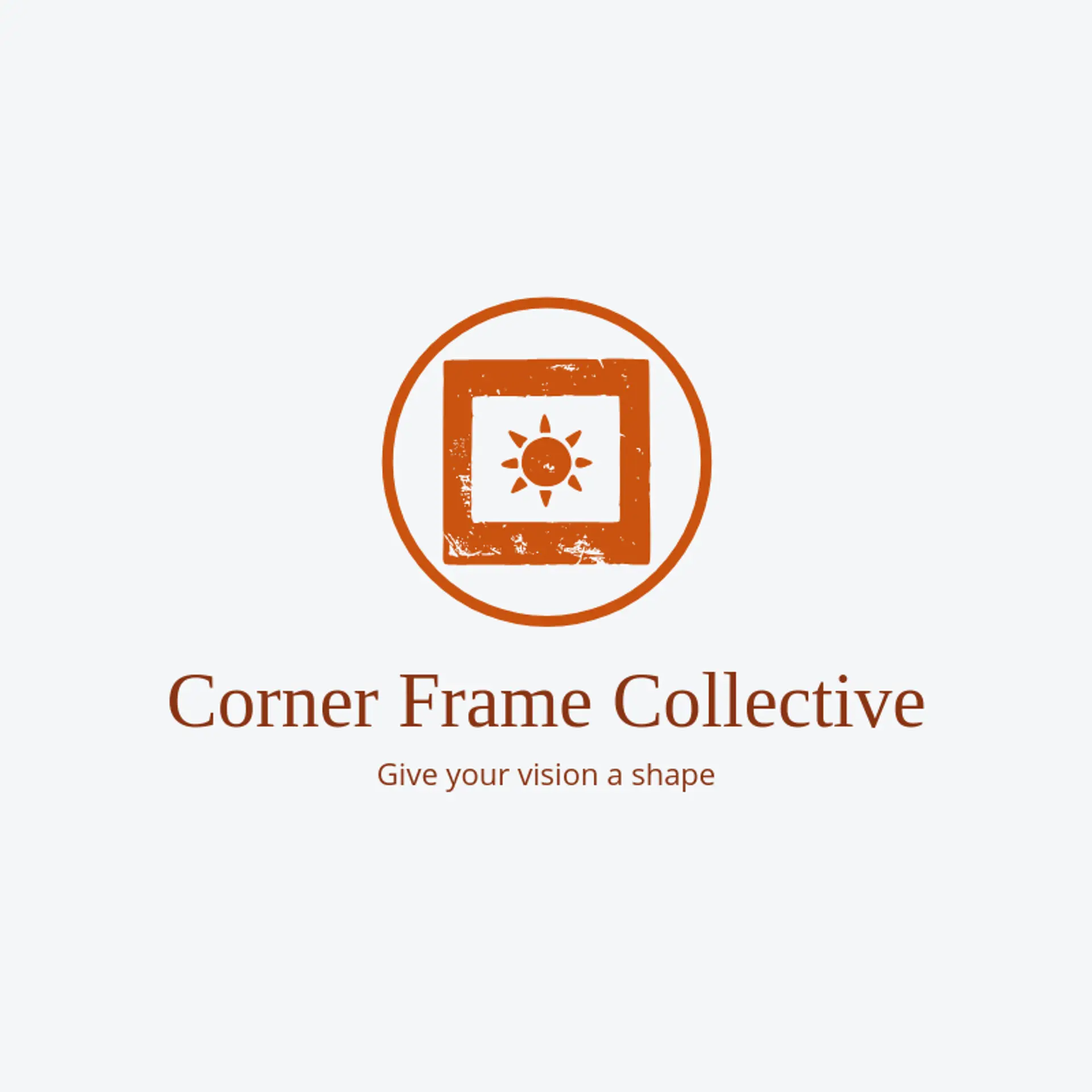 Corner Frame Collective logo for rectangle