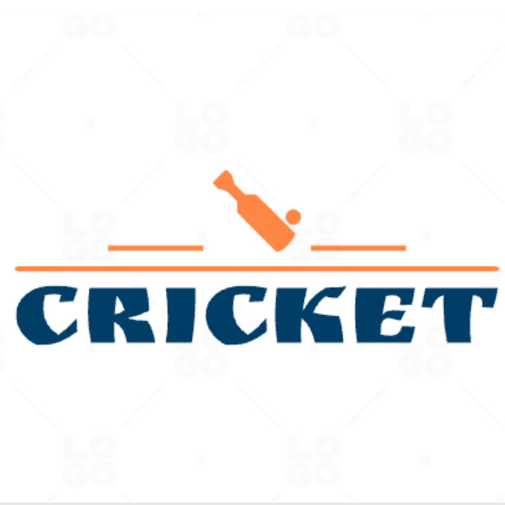 Cricket bats logo, simple style 14526538 Vector Art at Vecteezy