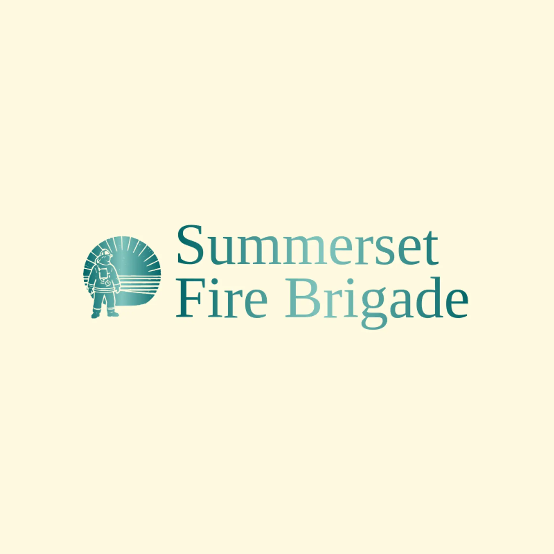 Summerset Fire Brigade logo for fireman