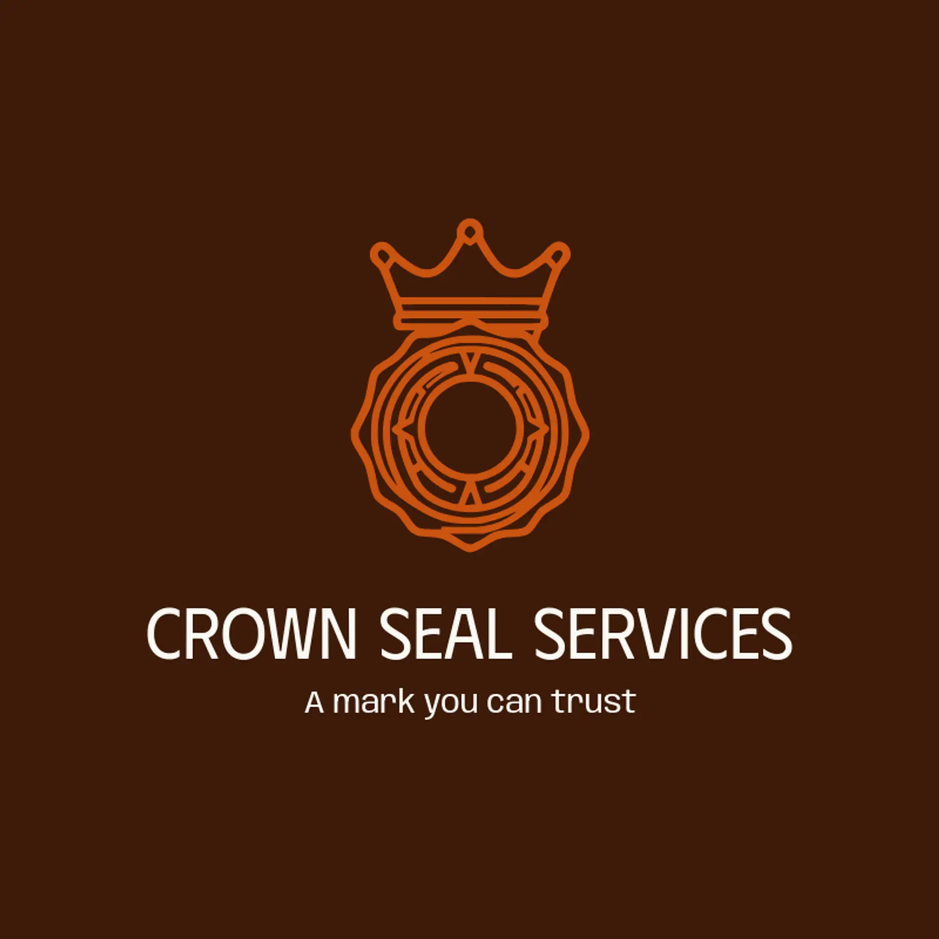 Crown Seal Services logo for notary