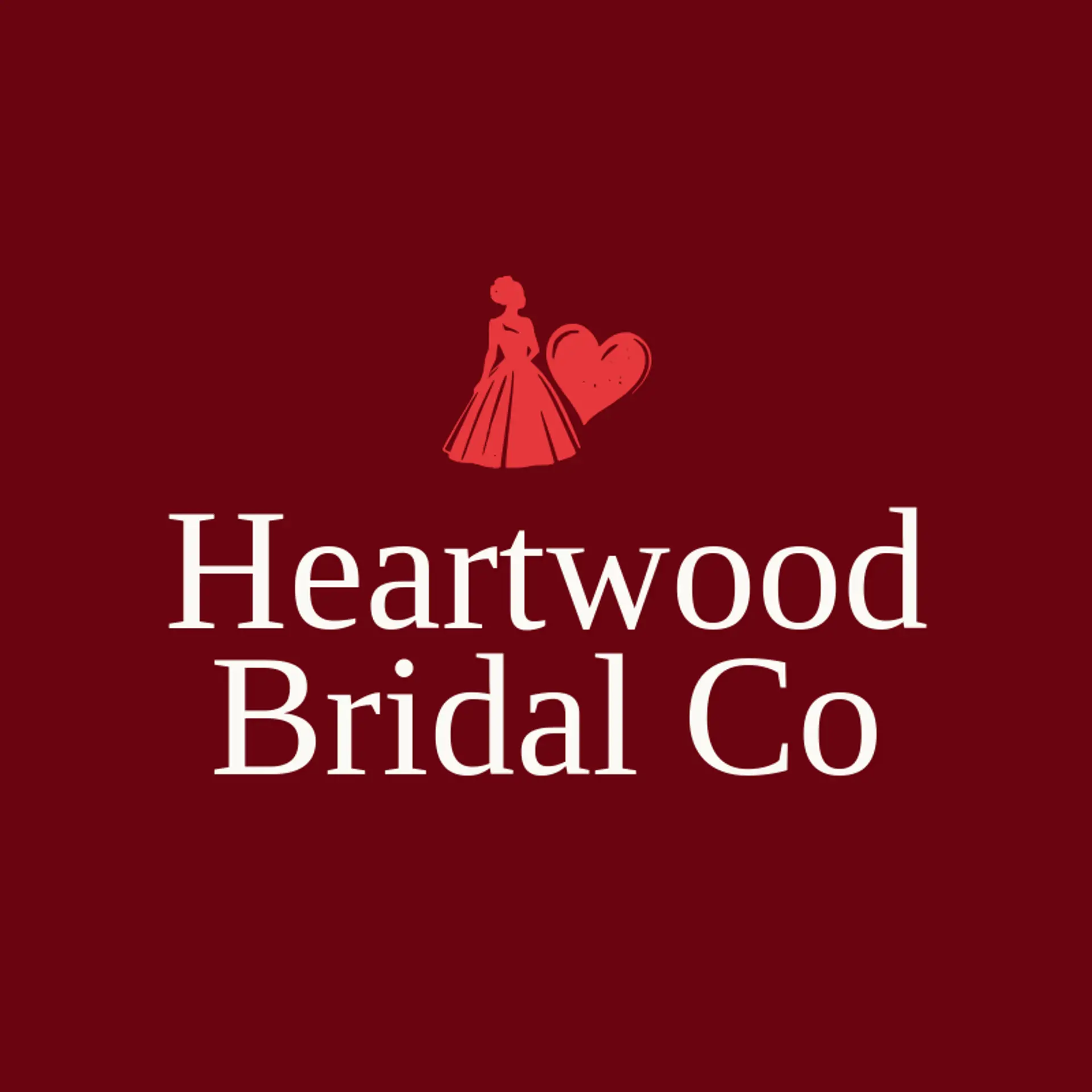 Heartwood Bridal Co logo for bride