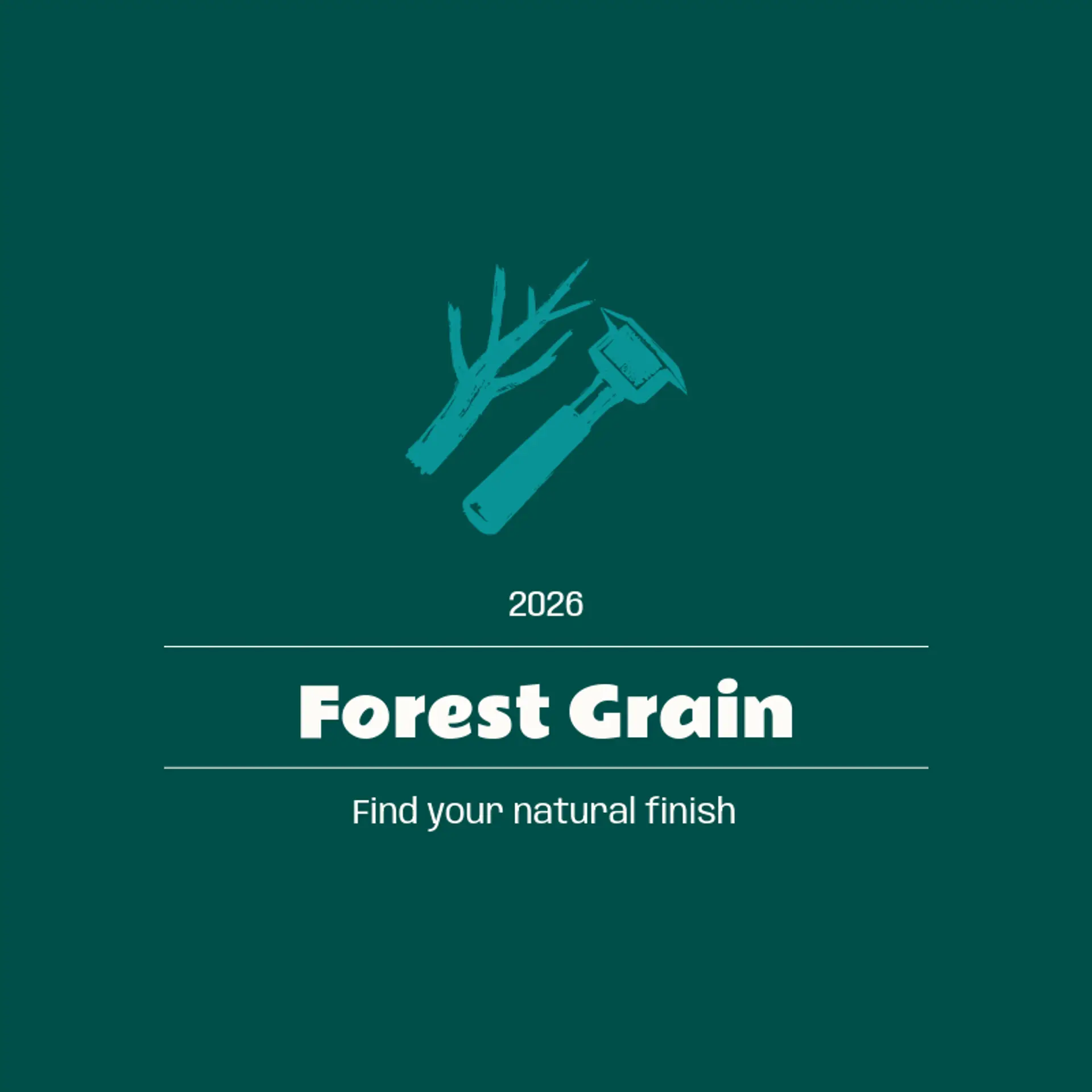 Forest Grain logo for wood