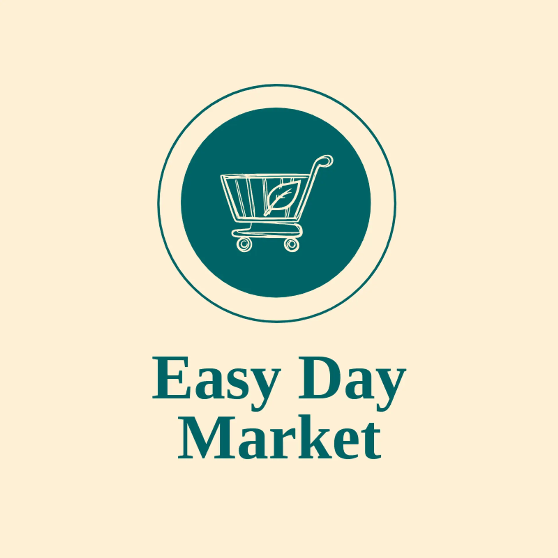 Easy Day Market logo for grocery store
