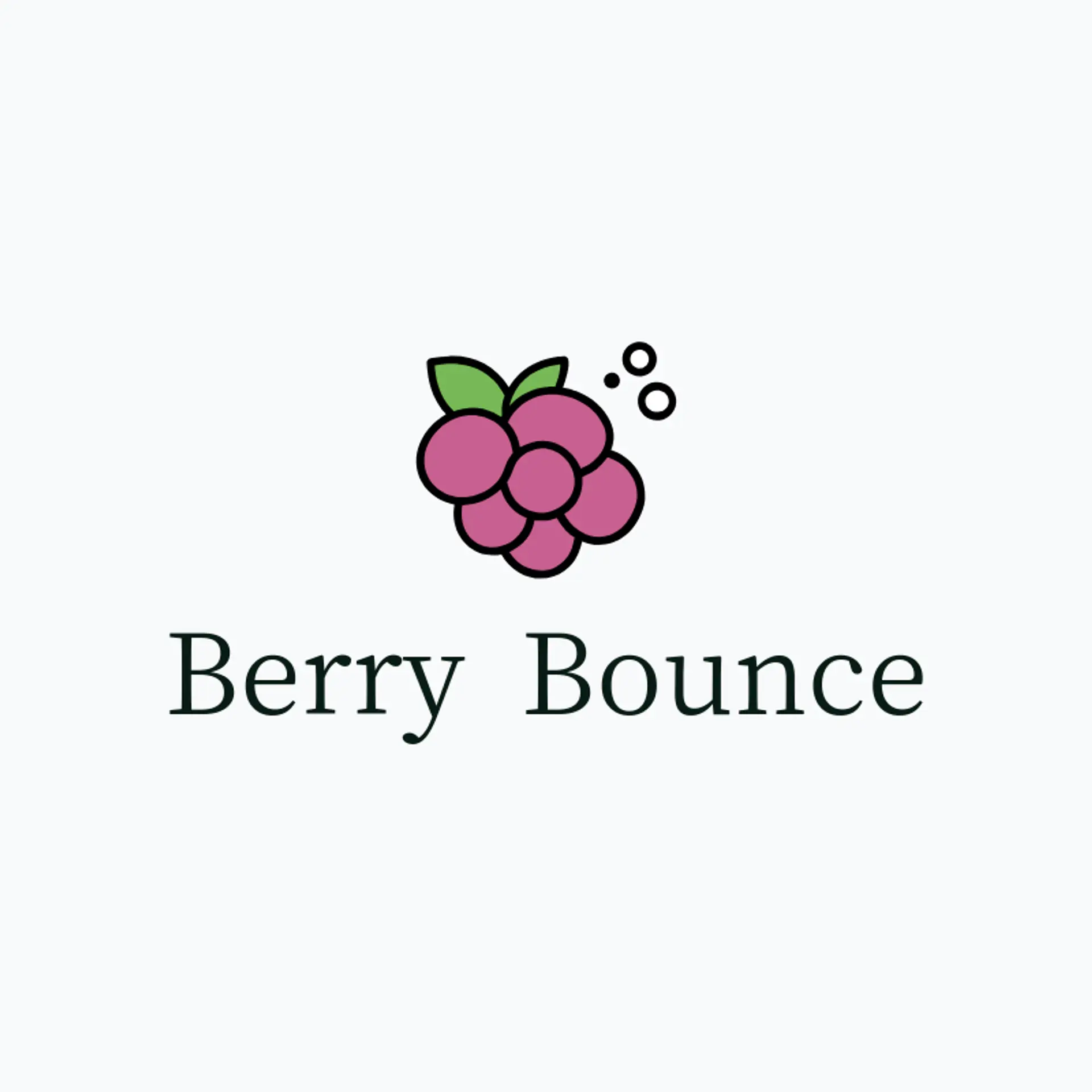 Berry Bounce logo for soda