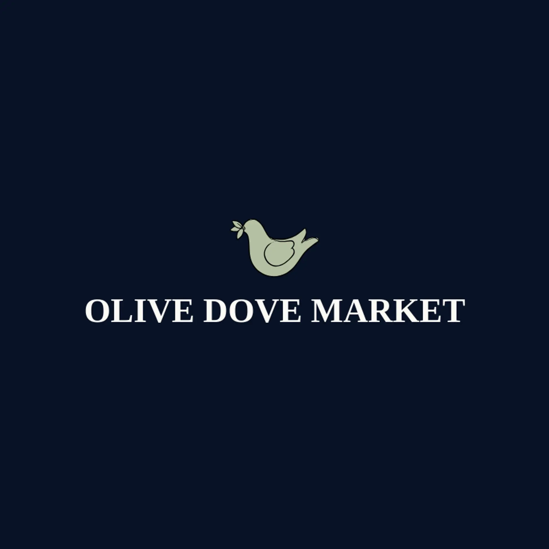 Olive Dove Market logo for wing