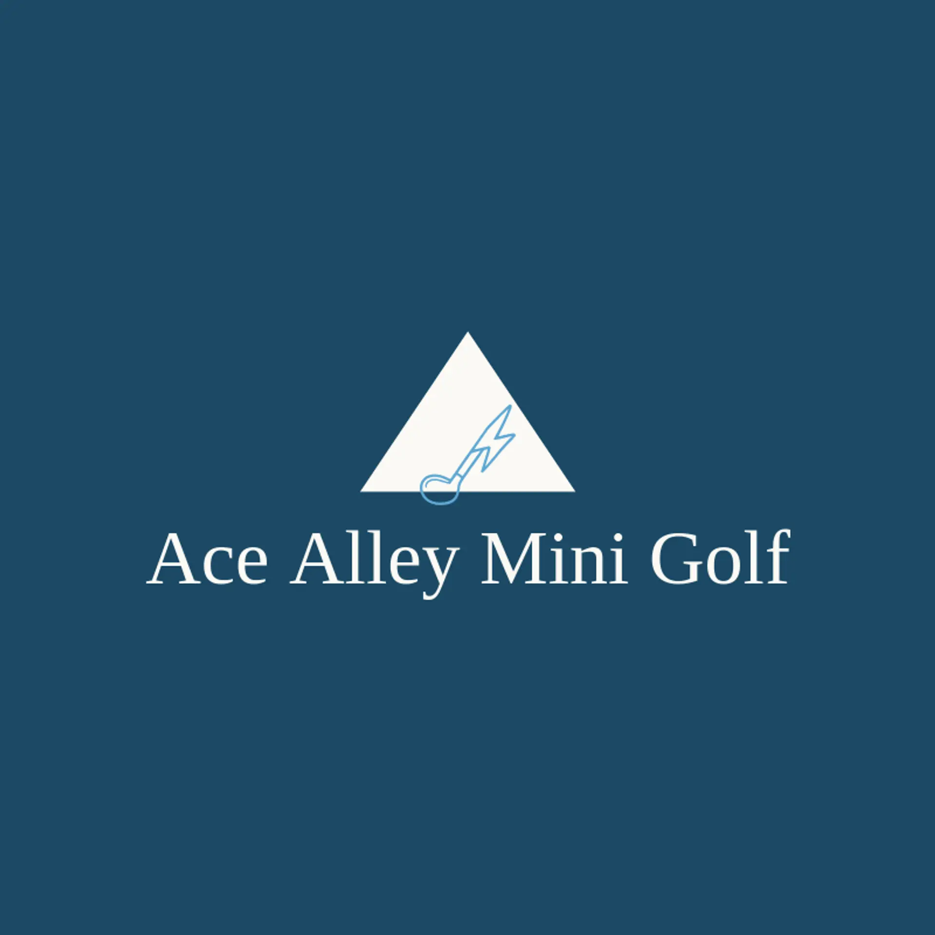 Ace Alley Mini Golf logo for mini golf