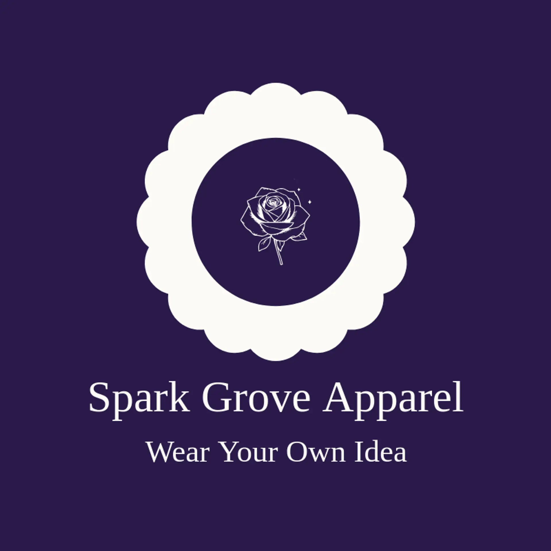 Spark Grove Apparel logo for spark