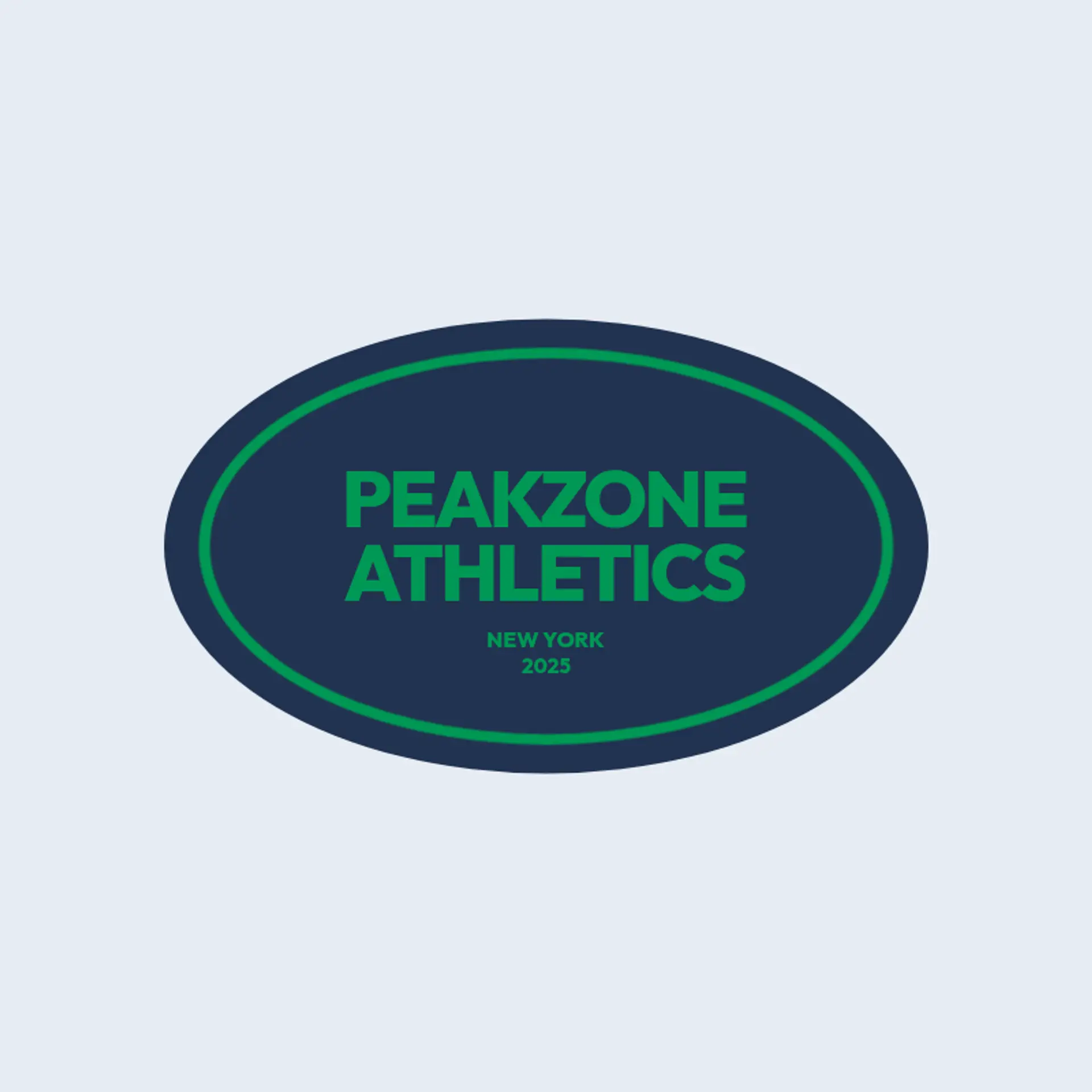 PeakZone Athletics logo for sports