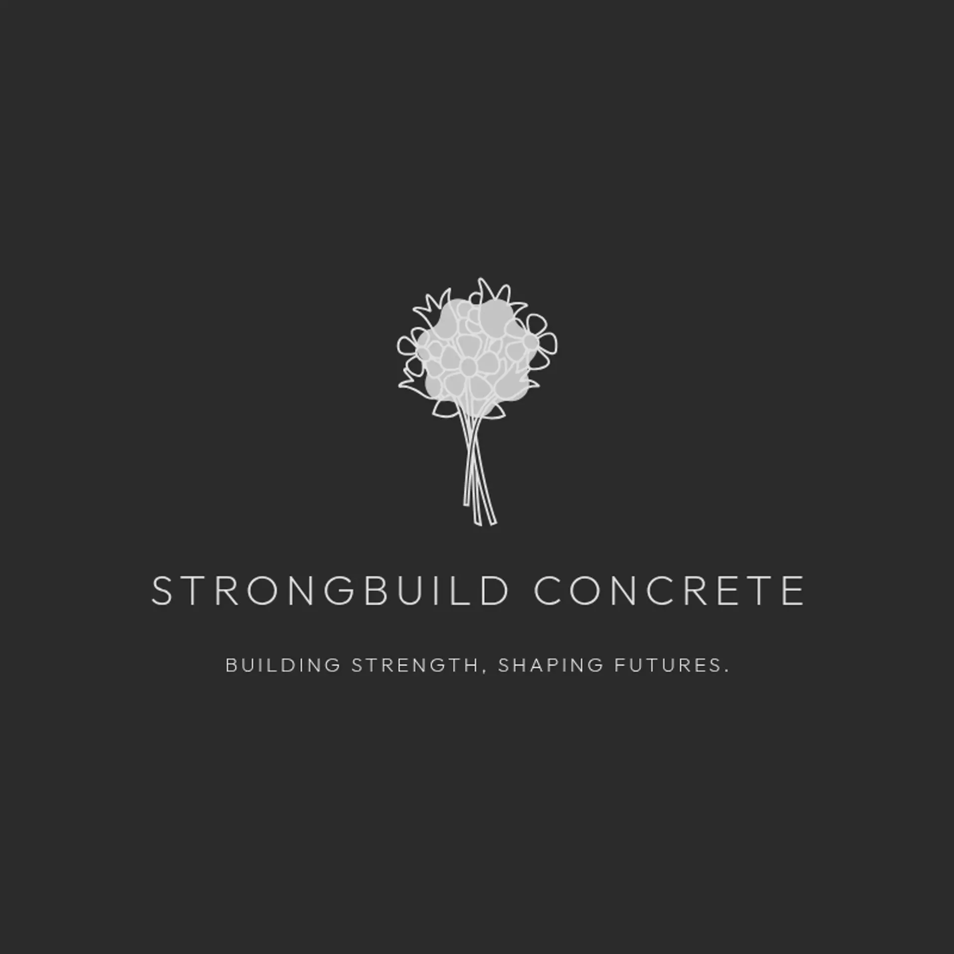 StrongBuild Concrete logo for concrete construction