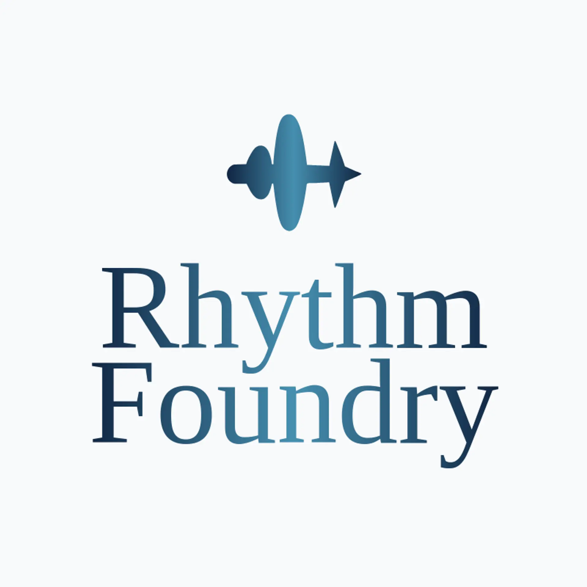 Rhythm Foundry logo for sound wave