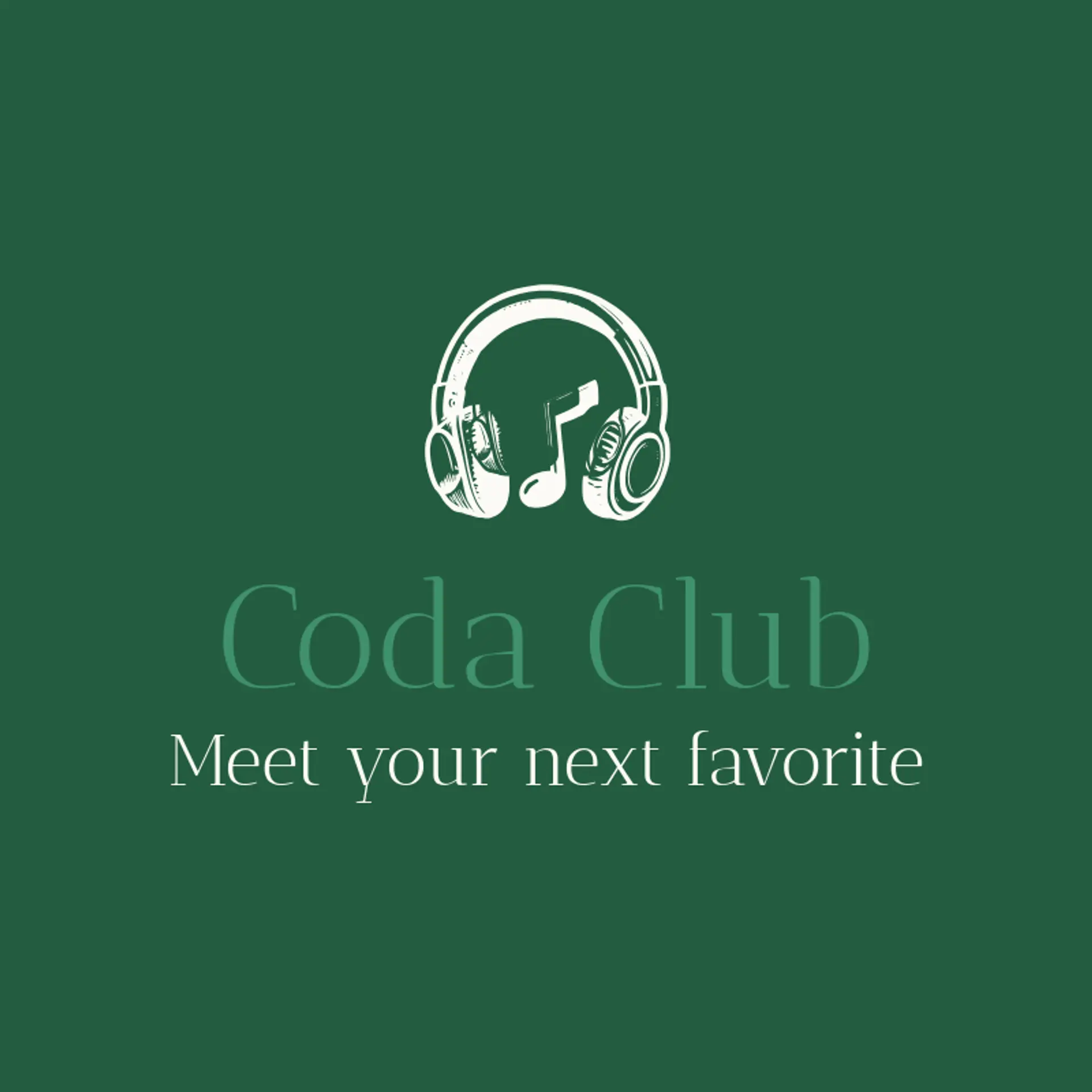Coda Club logo for headphones