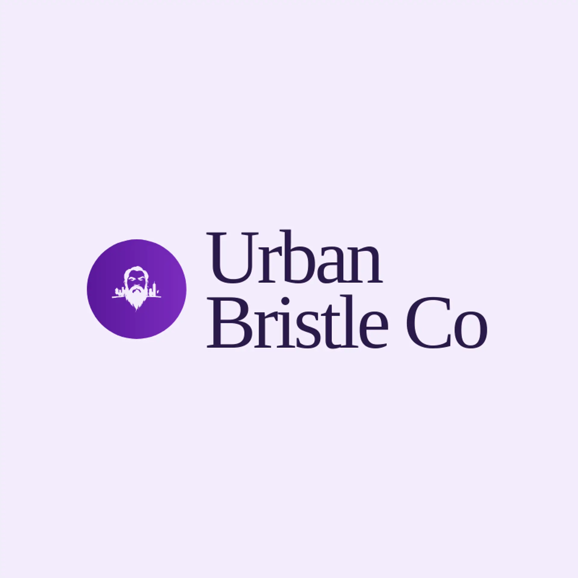 Urban Bristle Co logo for beard