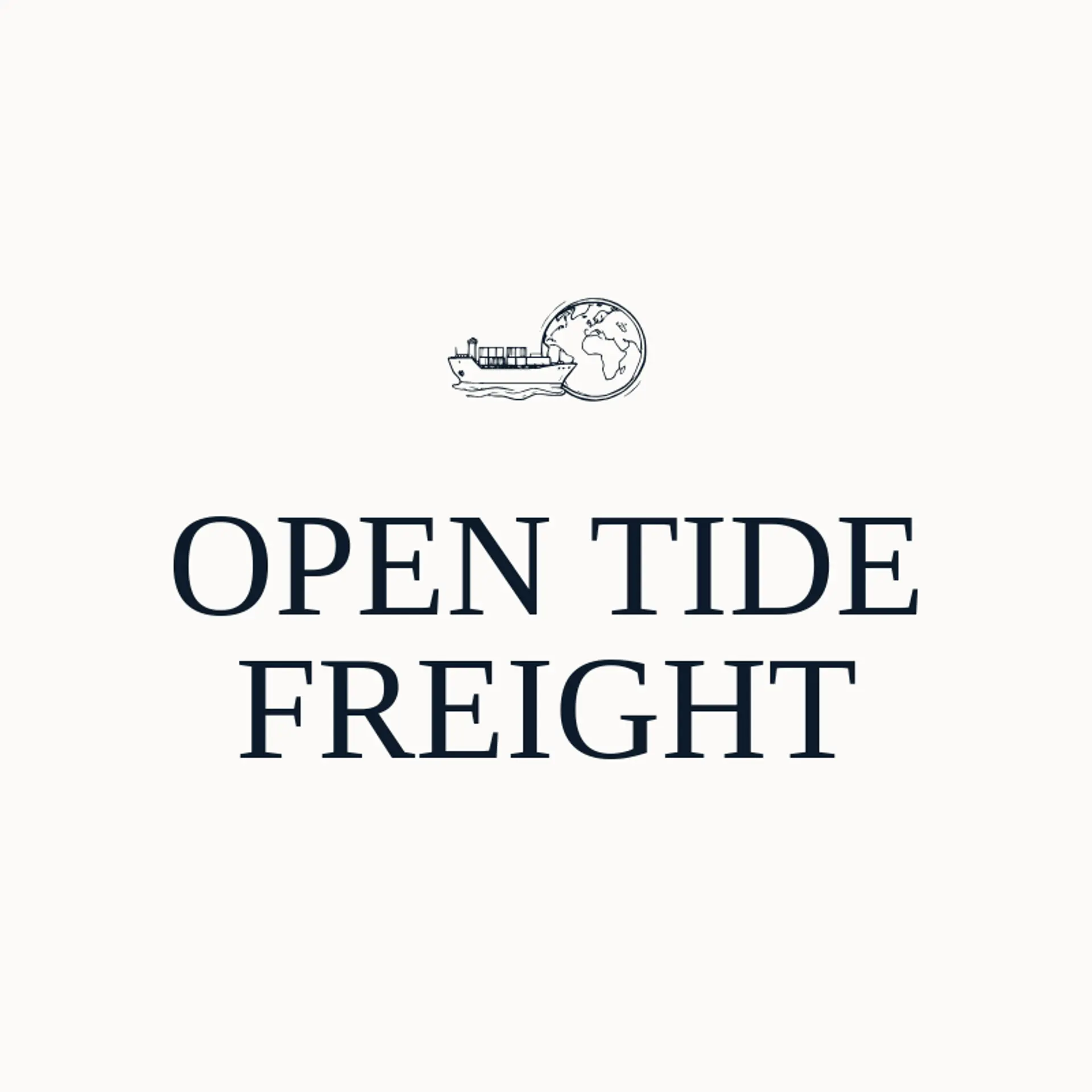 Open Tide Freight logo for logistics