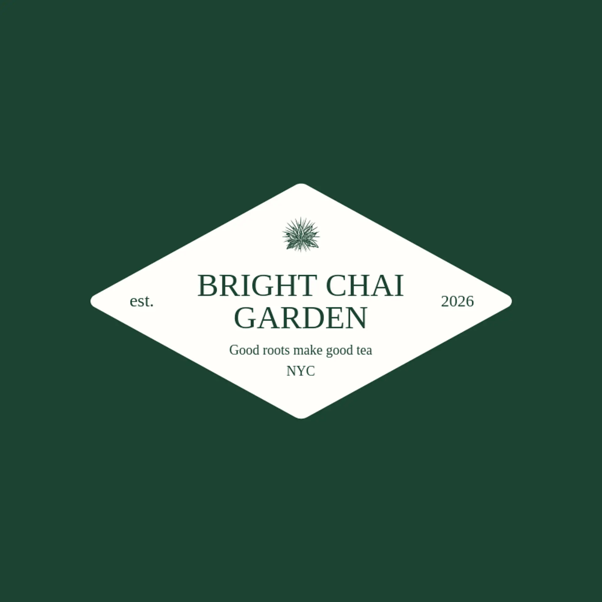 Bright Chai Garden logo for chai