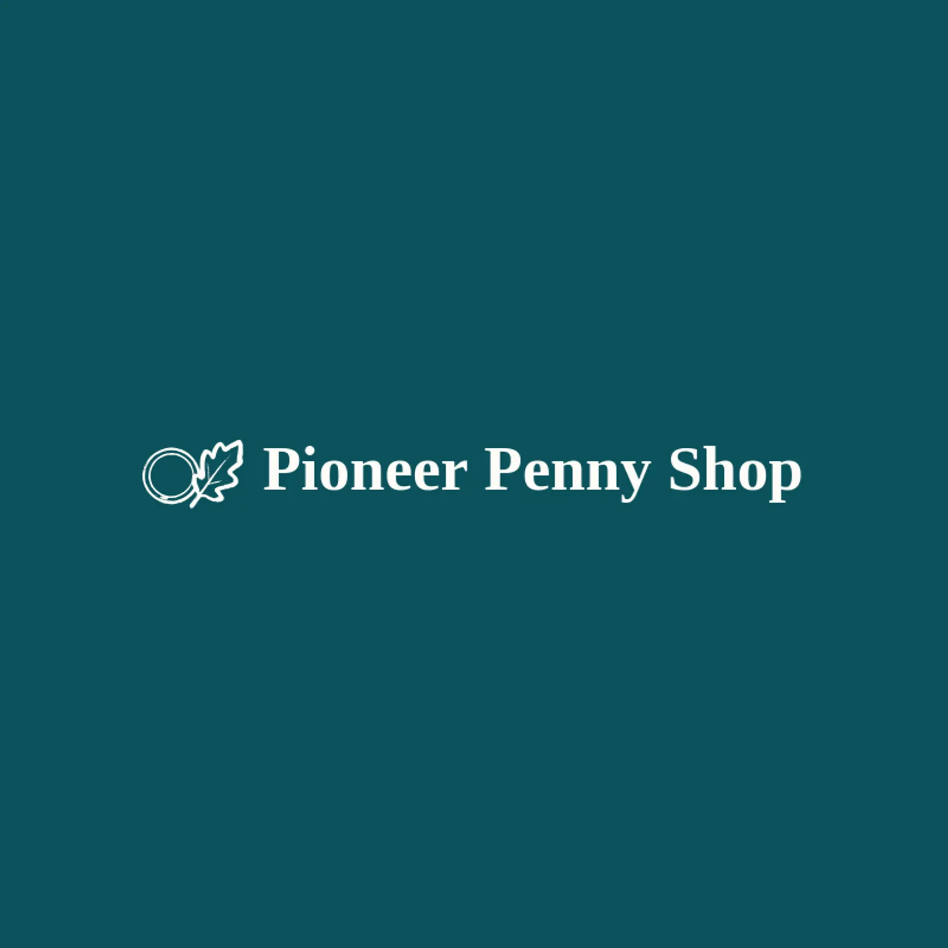 Pioneer Penny Shop logo for coin